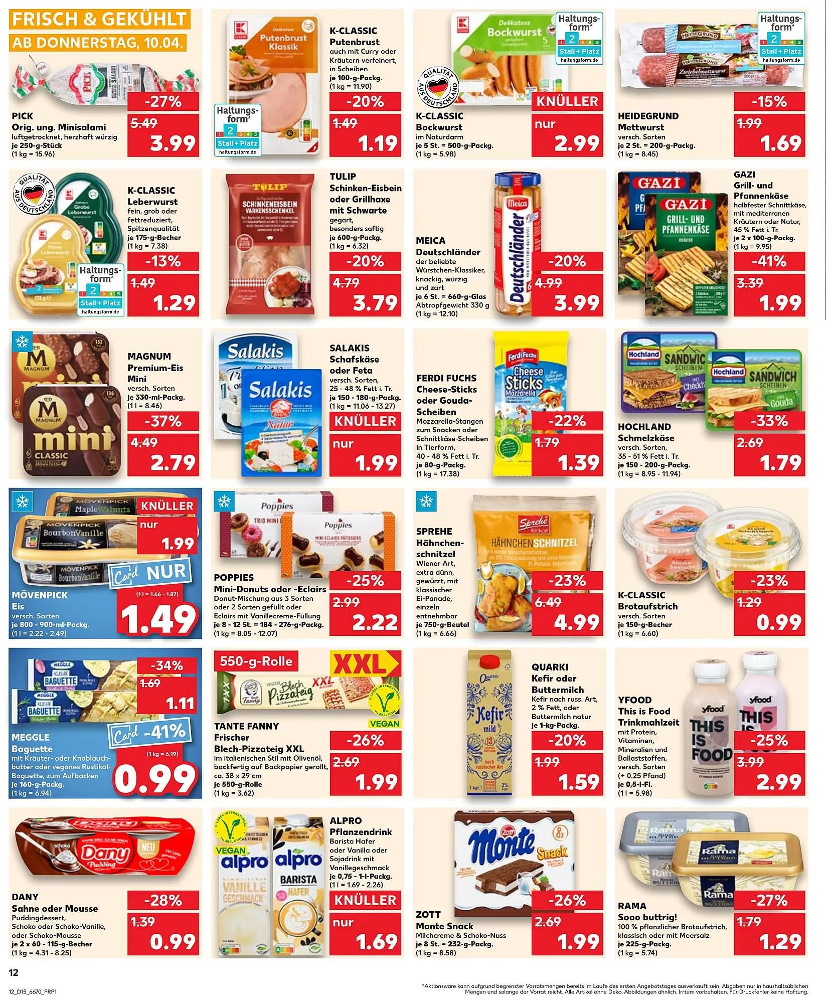 Kaufland Prospekt von 10. April bis 16. April 2025 - Prospekt seite 12