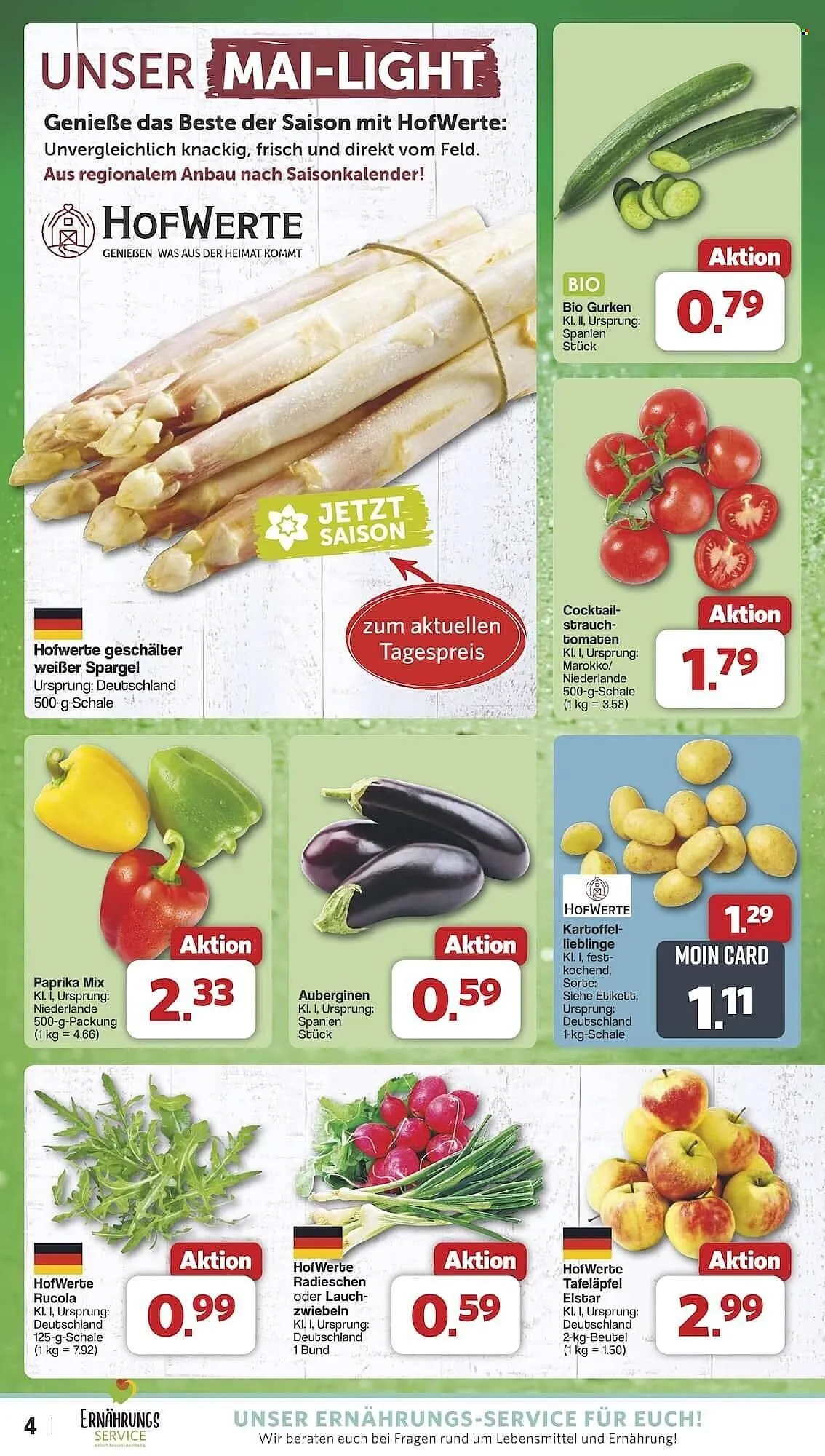 Famila Nord Ost Prospekt von 28. April bis 3. Mai 2025 - Prospekt seite 4