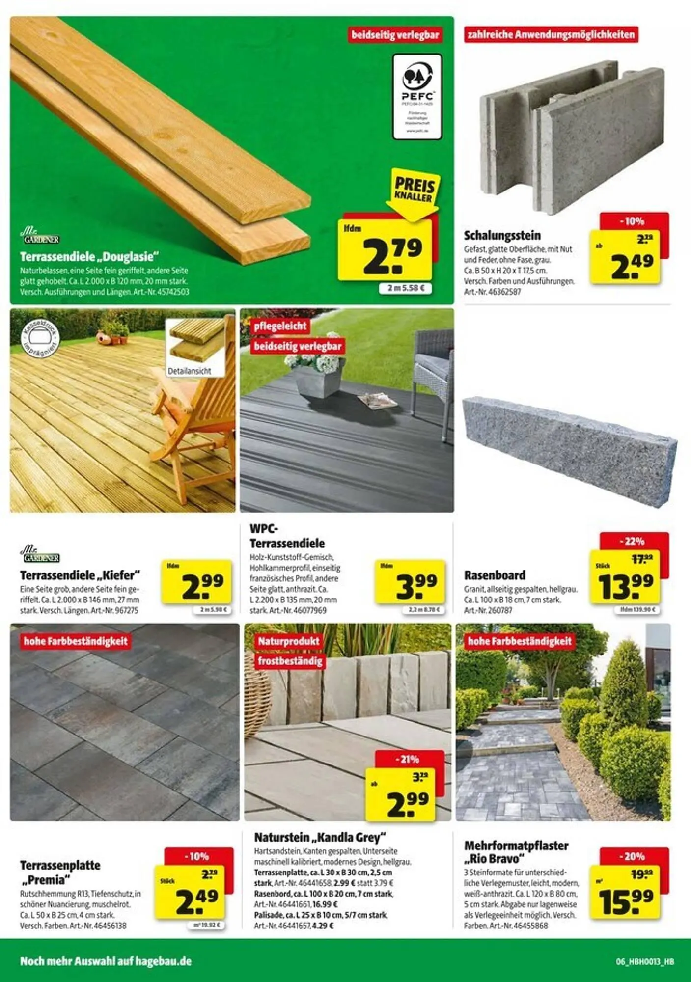 Hagebau Prospekt von 22. März bis 29. März 2025 - Prospekt seite 6