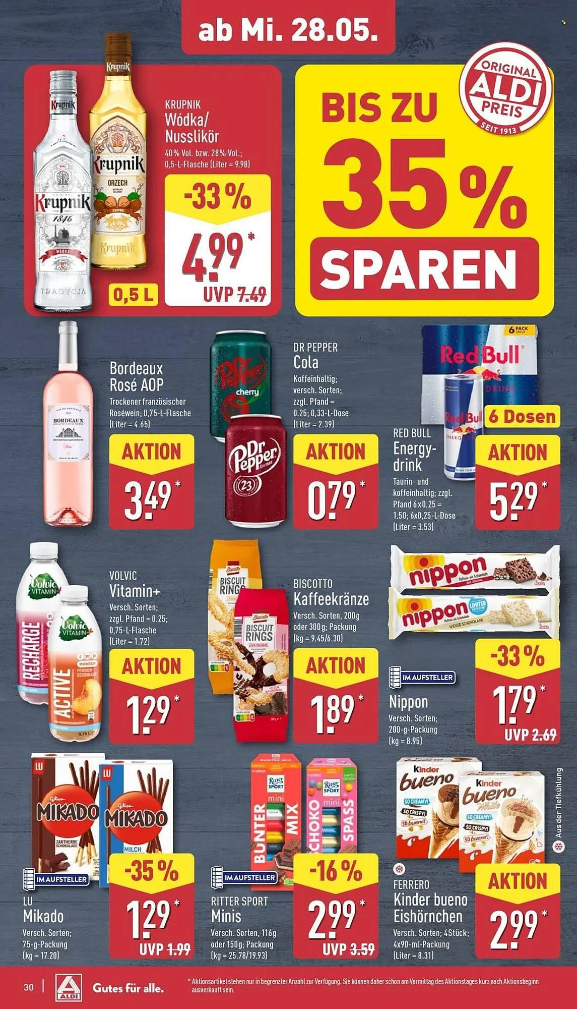 Aldi Nord Prospekt von 26. Mai bis 31. Mai 2025 - Prospekt seite 30