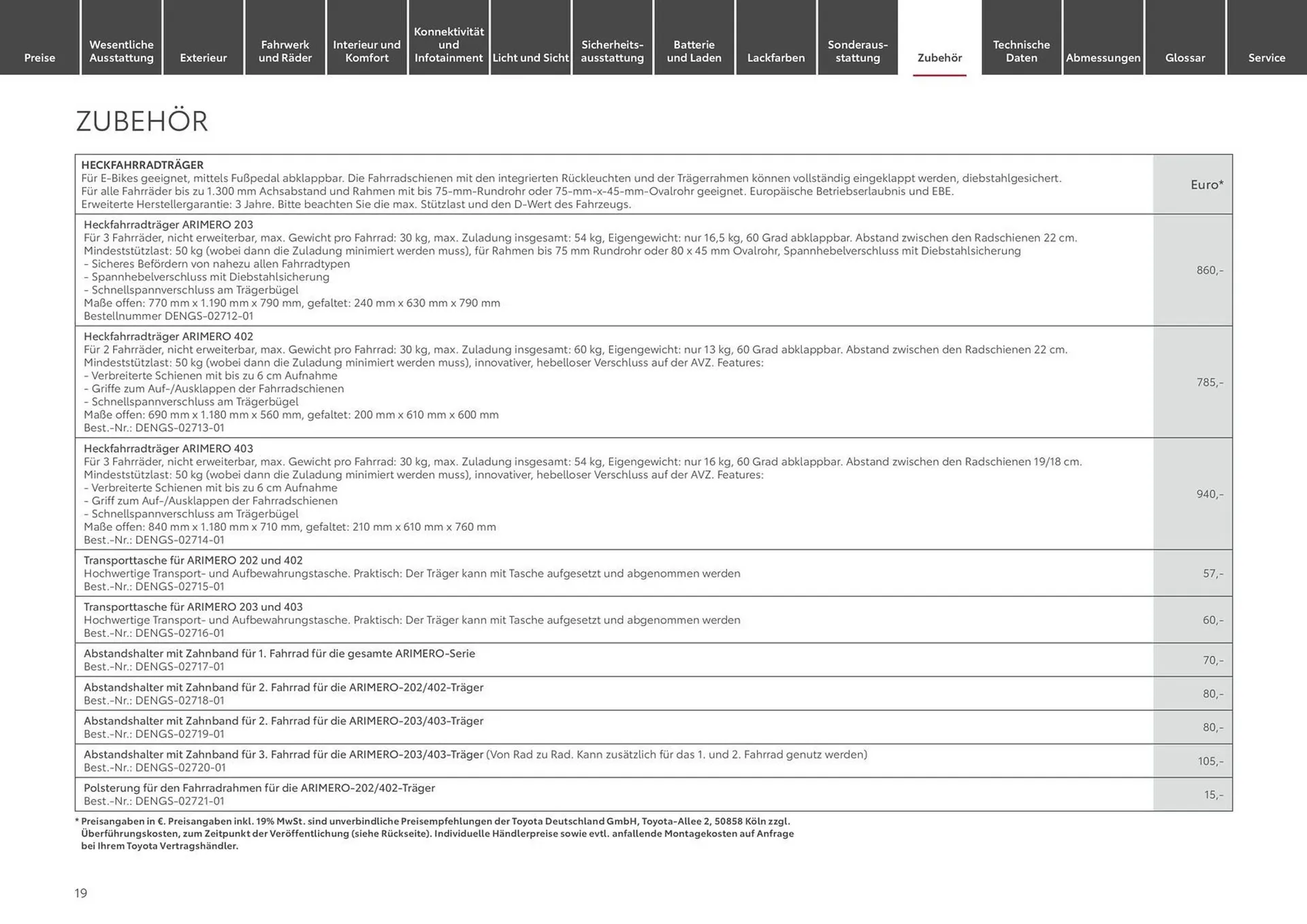 Toyota Prospekt von 12. Juni bis 12. Juni 2025 - Prospekt seite 19