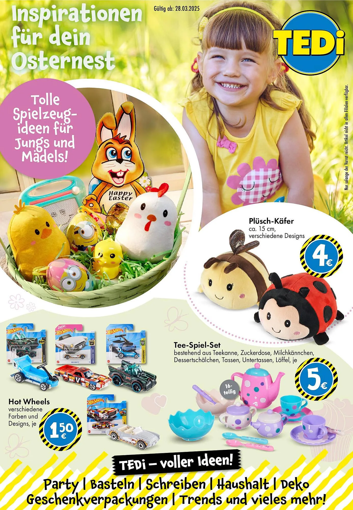 TEDi Prospekt von 27. März bis 5. April 2025 - Prospekt seite 1