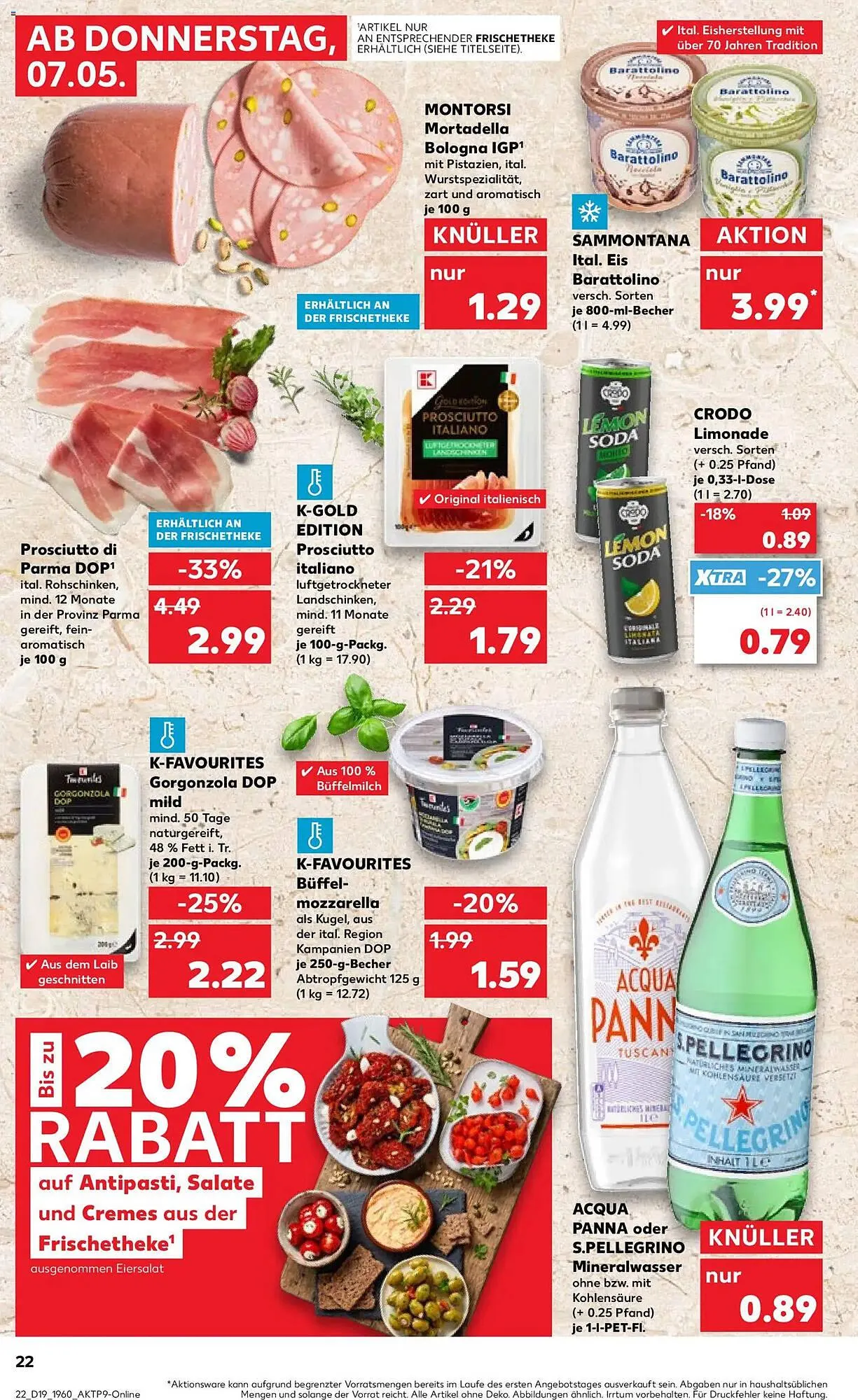 Kaufland Prospekt von 7. Mai bis 13. Mai 2026 - Prospekt seite 22