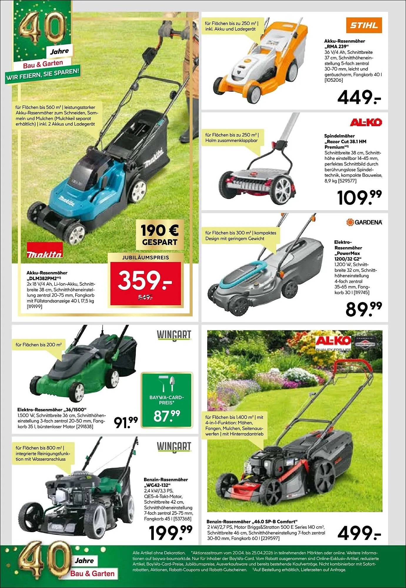 BayWa Bau & Garten Prospekt von 20. April bis 26. April 2026 - Prospekt seite 10