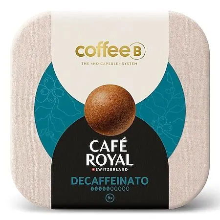 CoffeeB by Café Royal Decaffeinato 9 Coffee Balls, 51 g