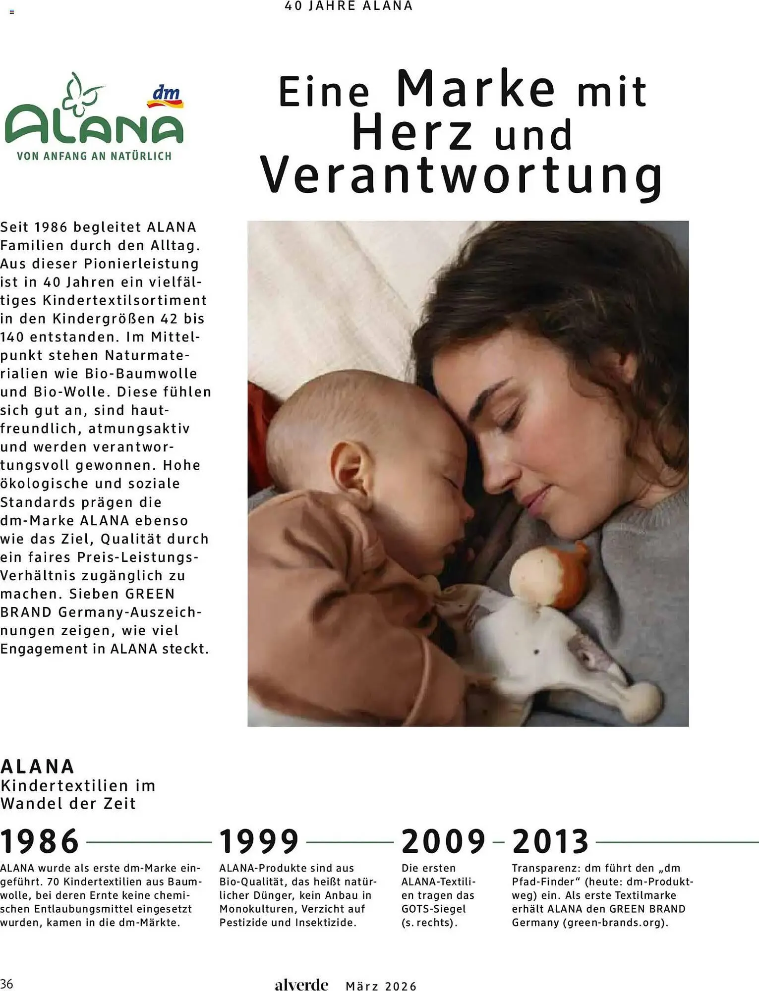 Dm drogerie Magazin von 1. März bis 31. März 2026 - Prospekt seite 36