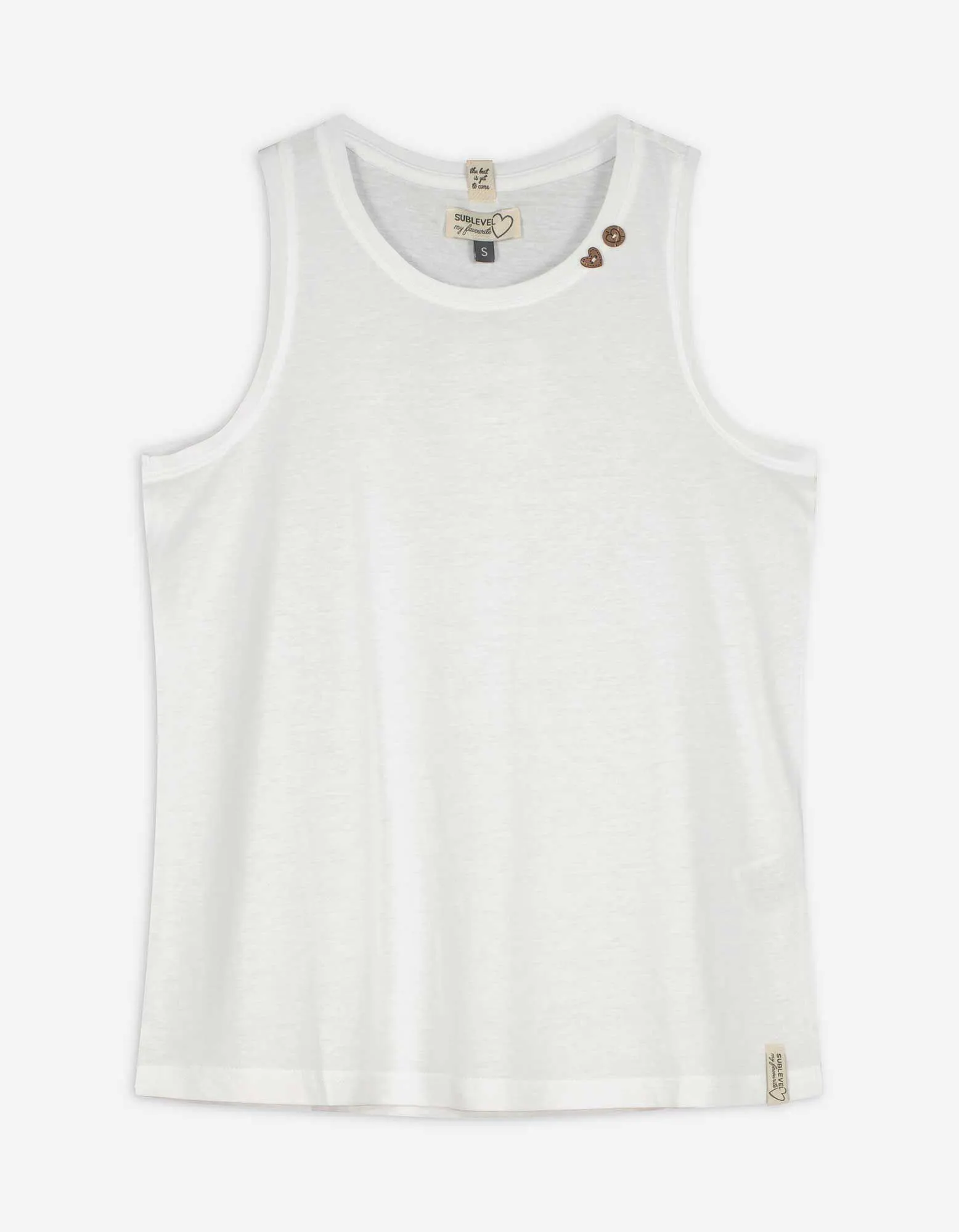 Top - Spadlá ramena - bílá