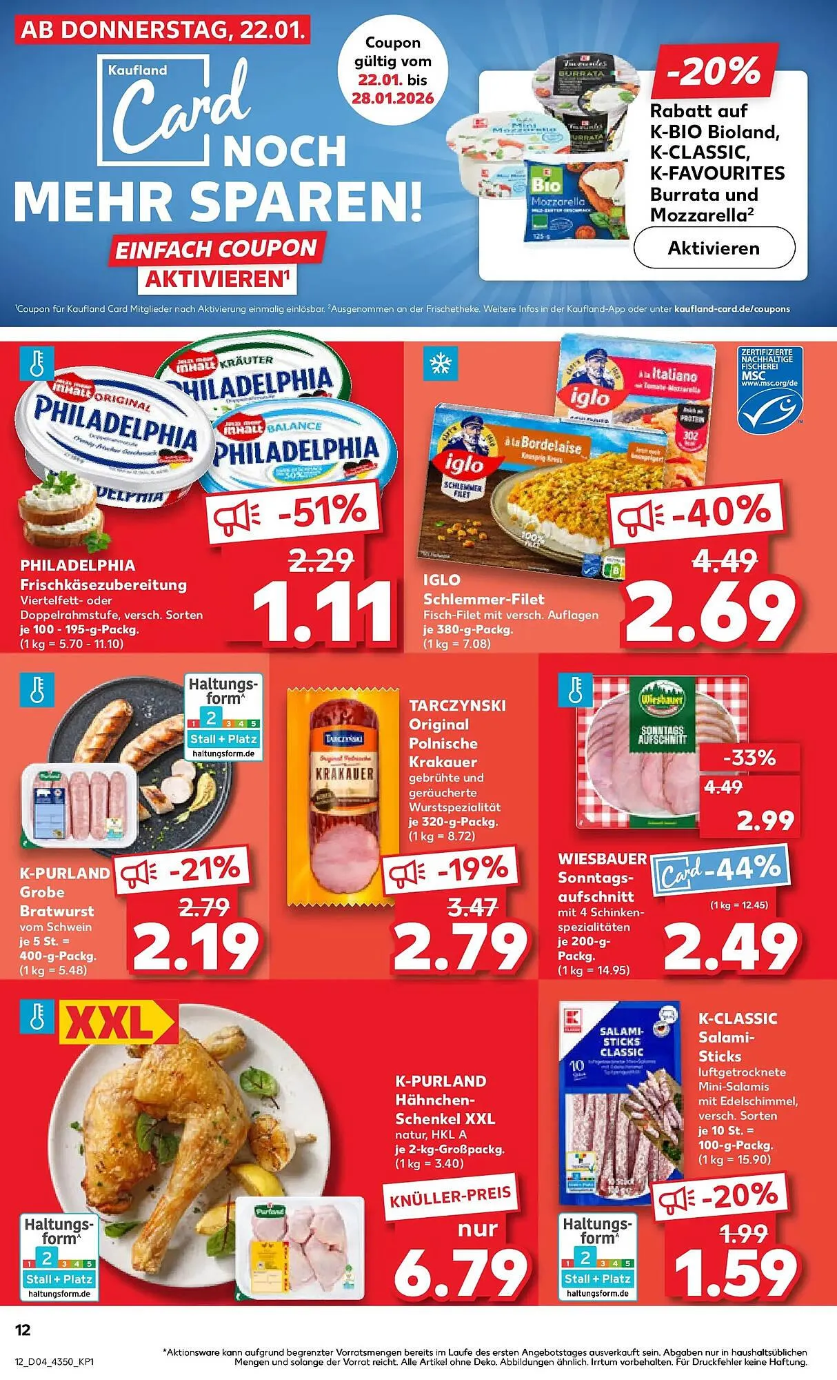 Kaufland Prospekt von 25. Januar bis 28. Januar 2026 - Prospekt seite 12