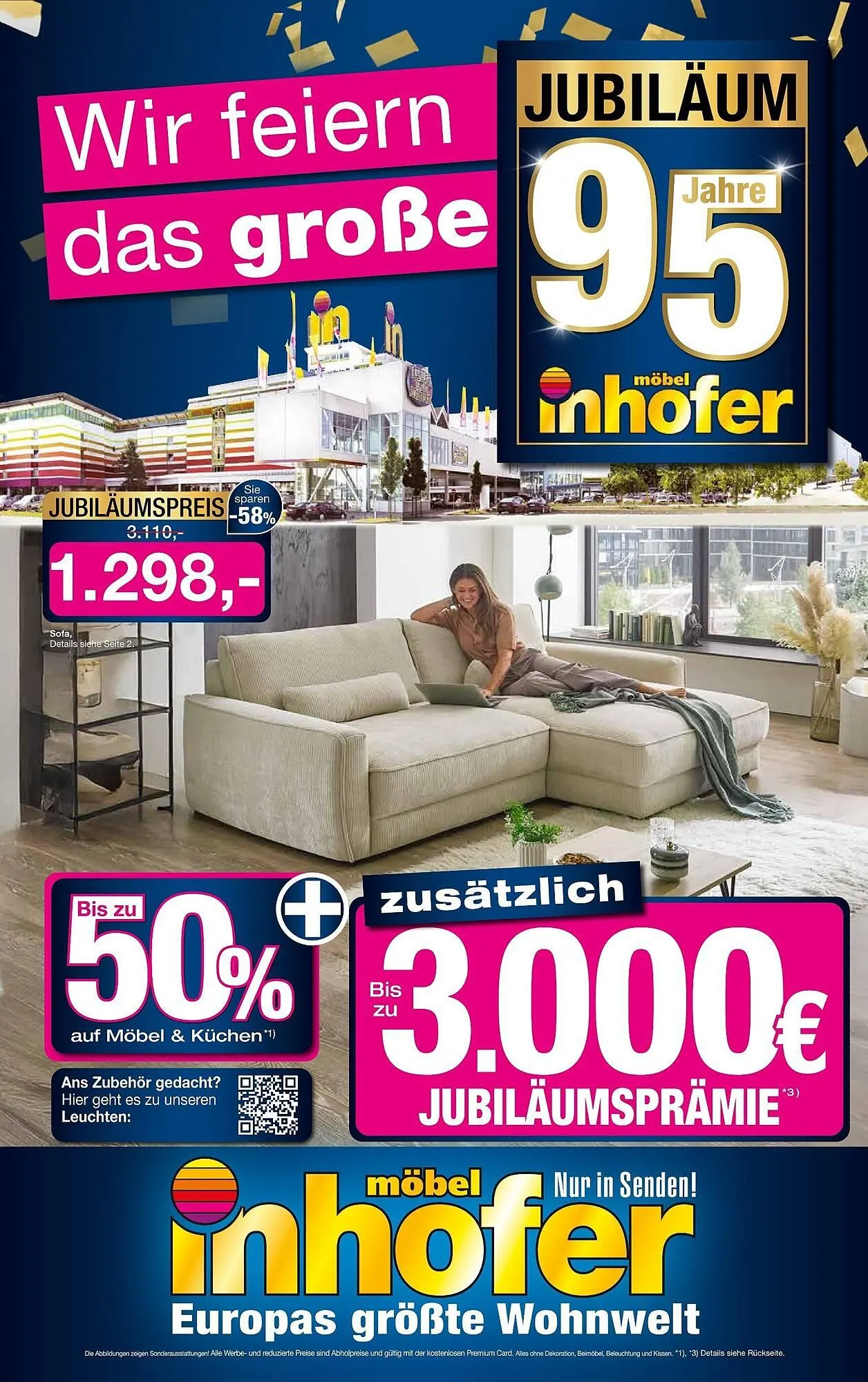 Möbel Inhofer Prospekt von 25. Februar bis 14. März 2026 - Prospekt seite 1