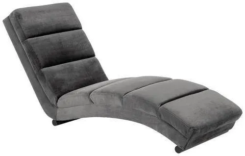 Carryhome RELAXLIEGE Samt Dunkelgrau