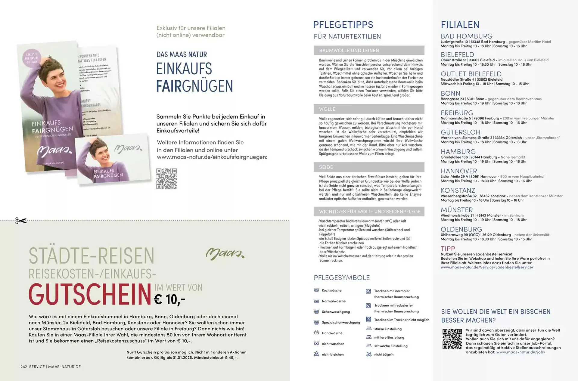 Maas Natur Prospekt von 29. Oktober bis 31. März 2025 - Prospekt seite 122