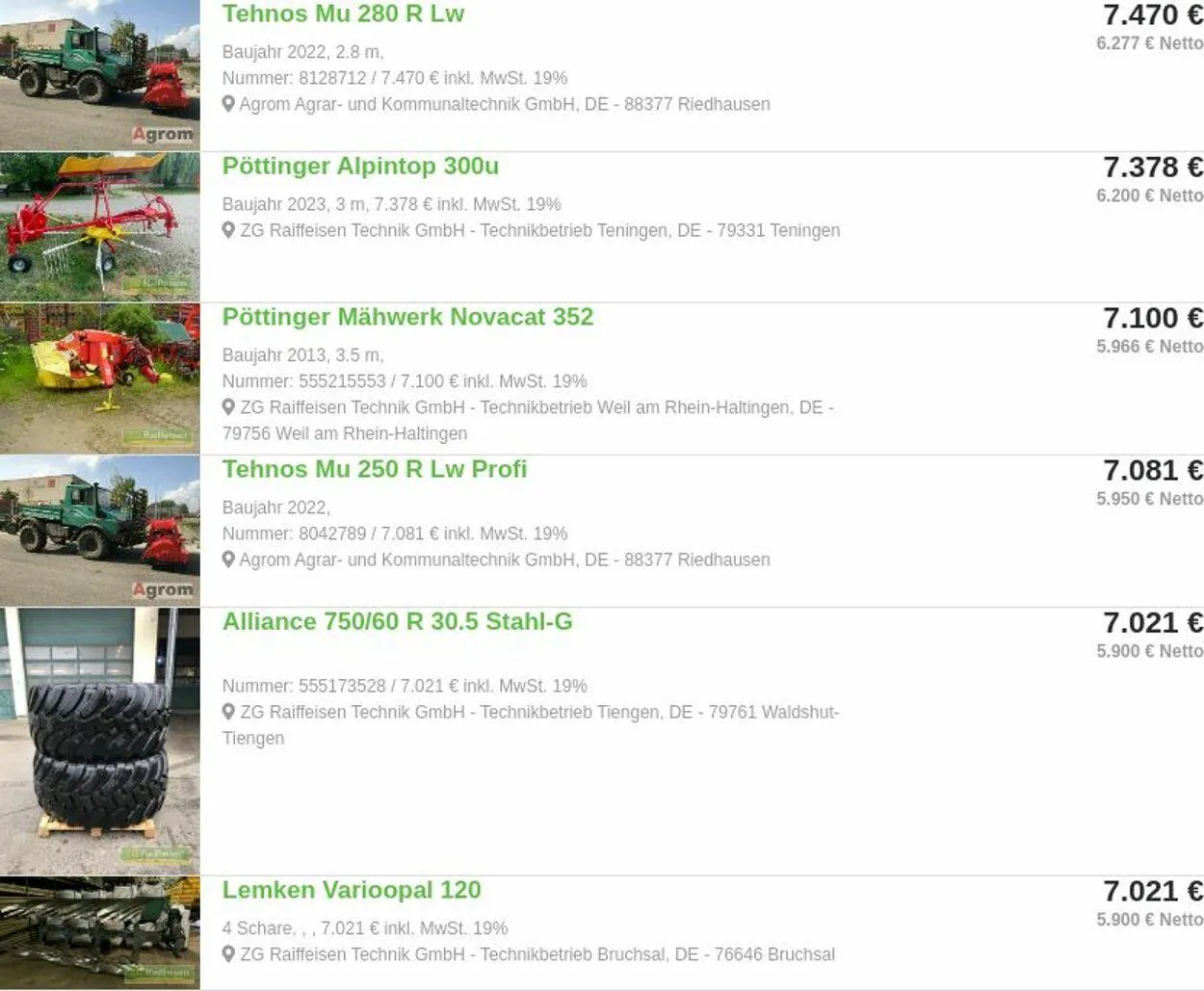 ZG Raiffeisen Aktueller Prospekt von 17. März bis 26. März 2025 - Prospekt seite 25