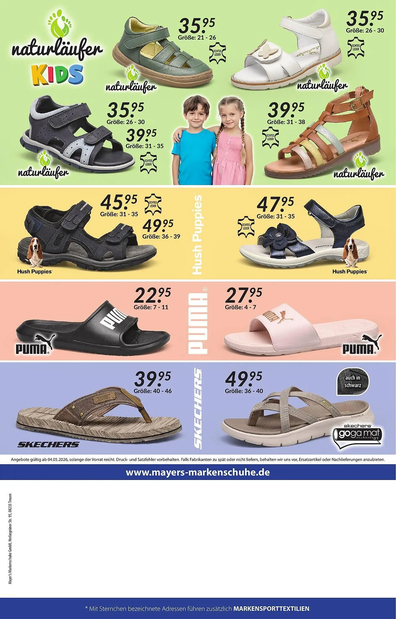 Mayer's Markenschuhe Prospekt von 28. April bis 4. Mai 2026 - Prospekt seite 7