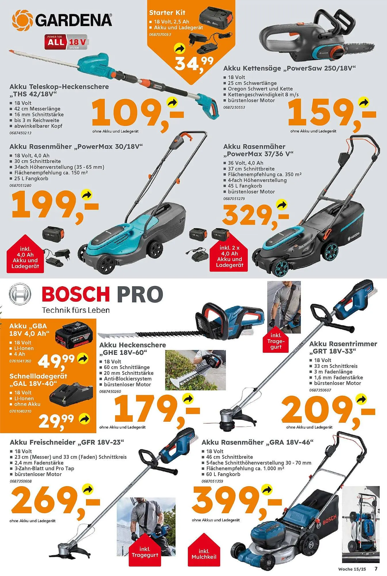 Globus Baumarkt Prospekt von 6. April bis 12. April 2025 - Prospekt seite 7