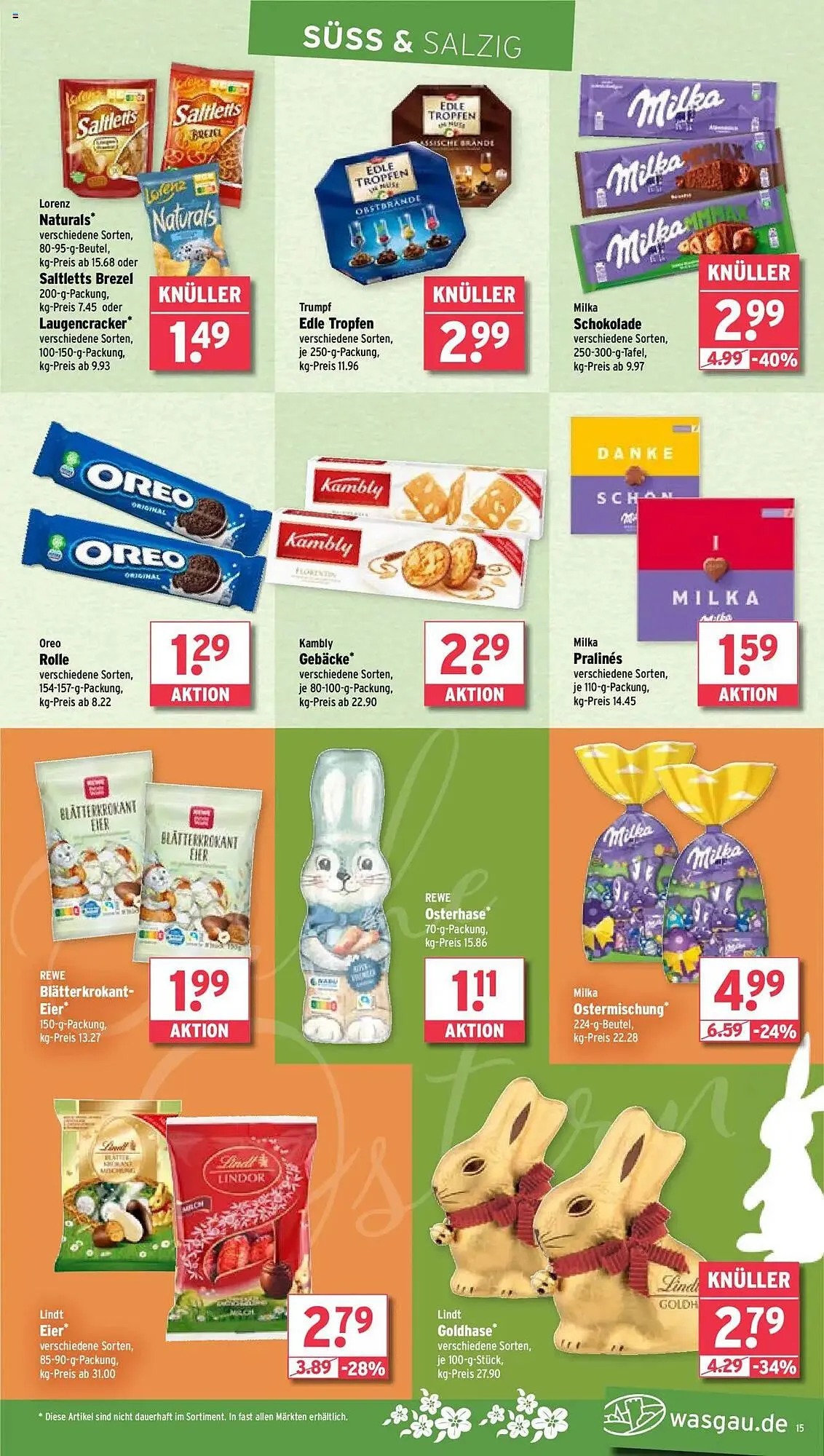 Wasgau Prospekt von 7. April bis 12. April 2025 - Prospekt seite 15