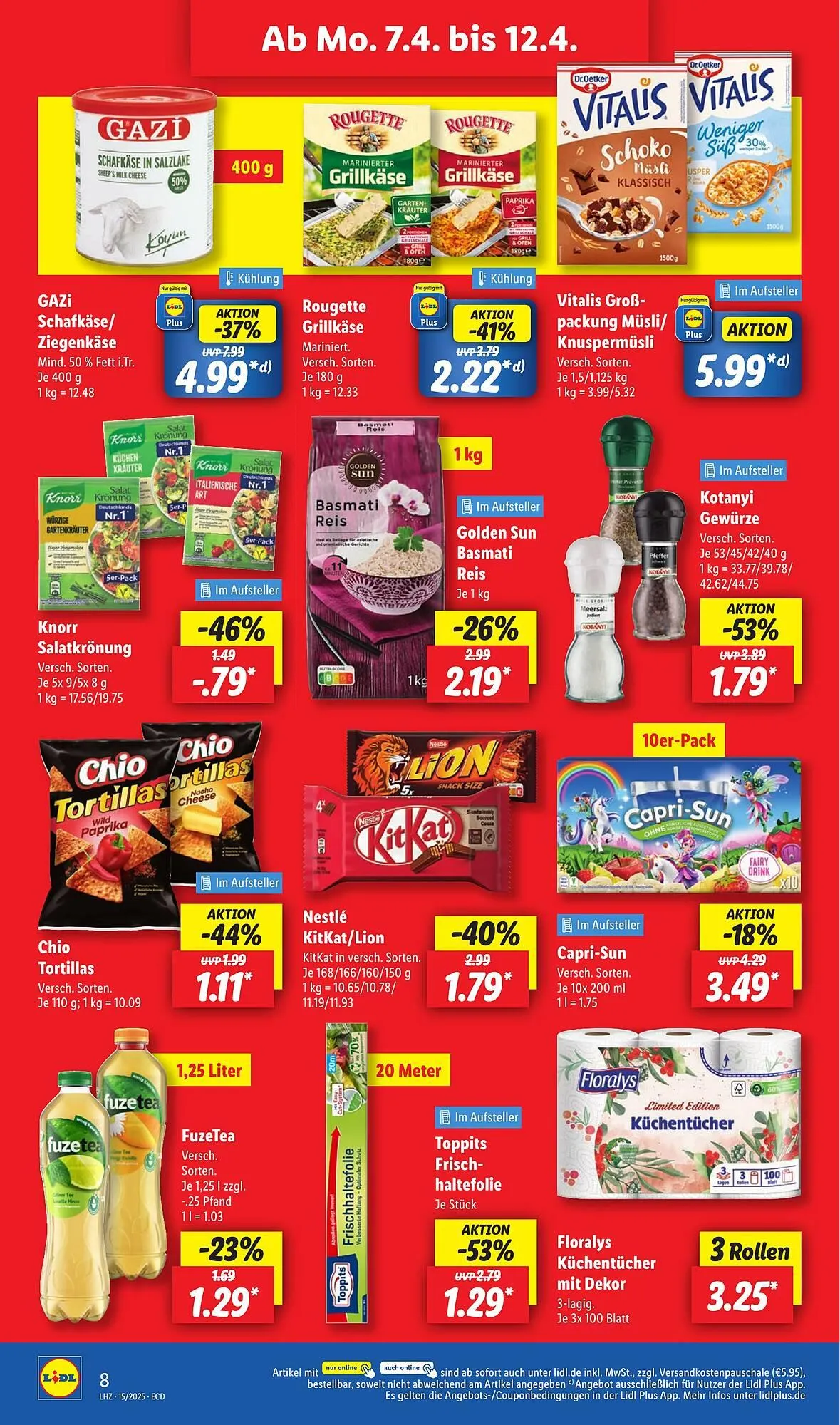 Lidl Prospekt von 7. April bis 12. April 2025 - Prospekt seite 12