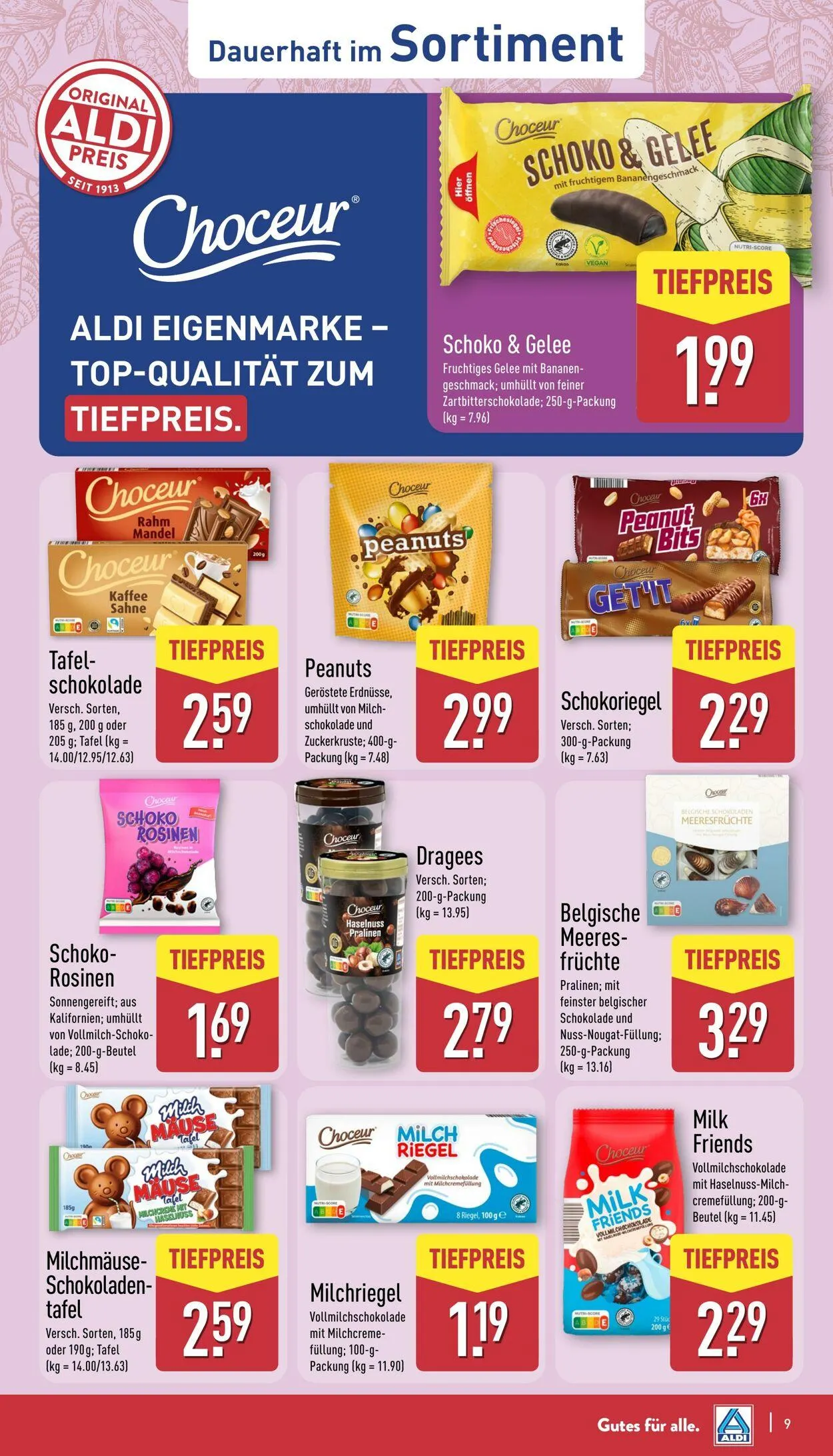 Aldi-Nord von 18. August bis 23. August 2025 - Prospekt seite 9