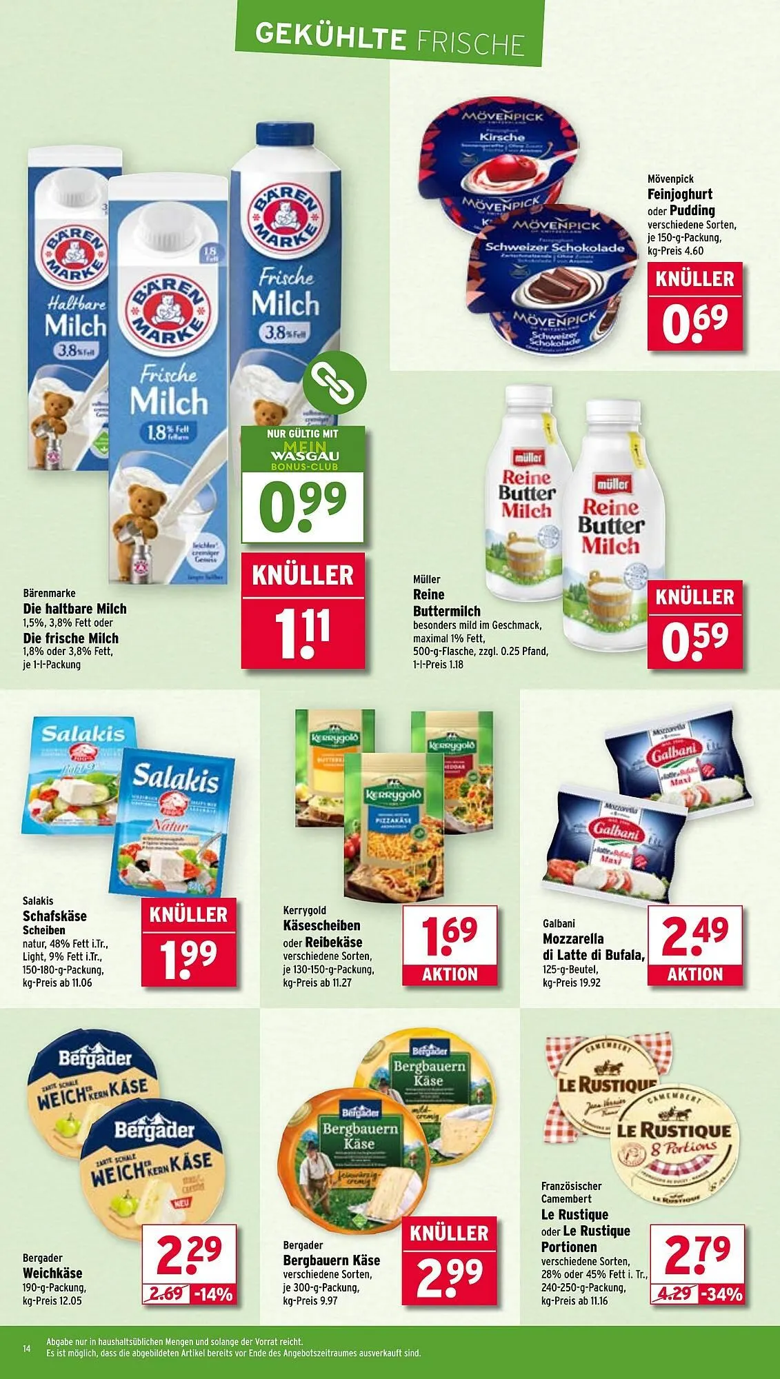 Wasgau Prospekt von 11. August bis 16. August 2025 - Prospekt seite 14