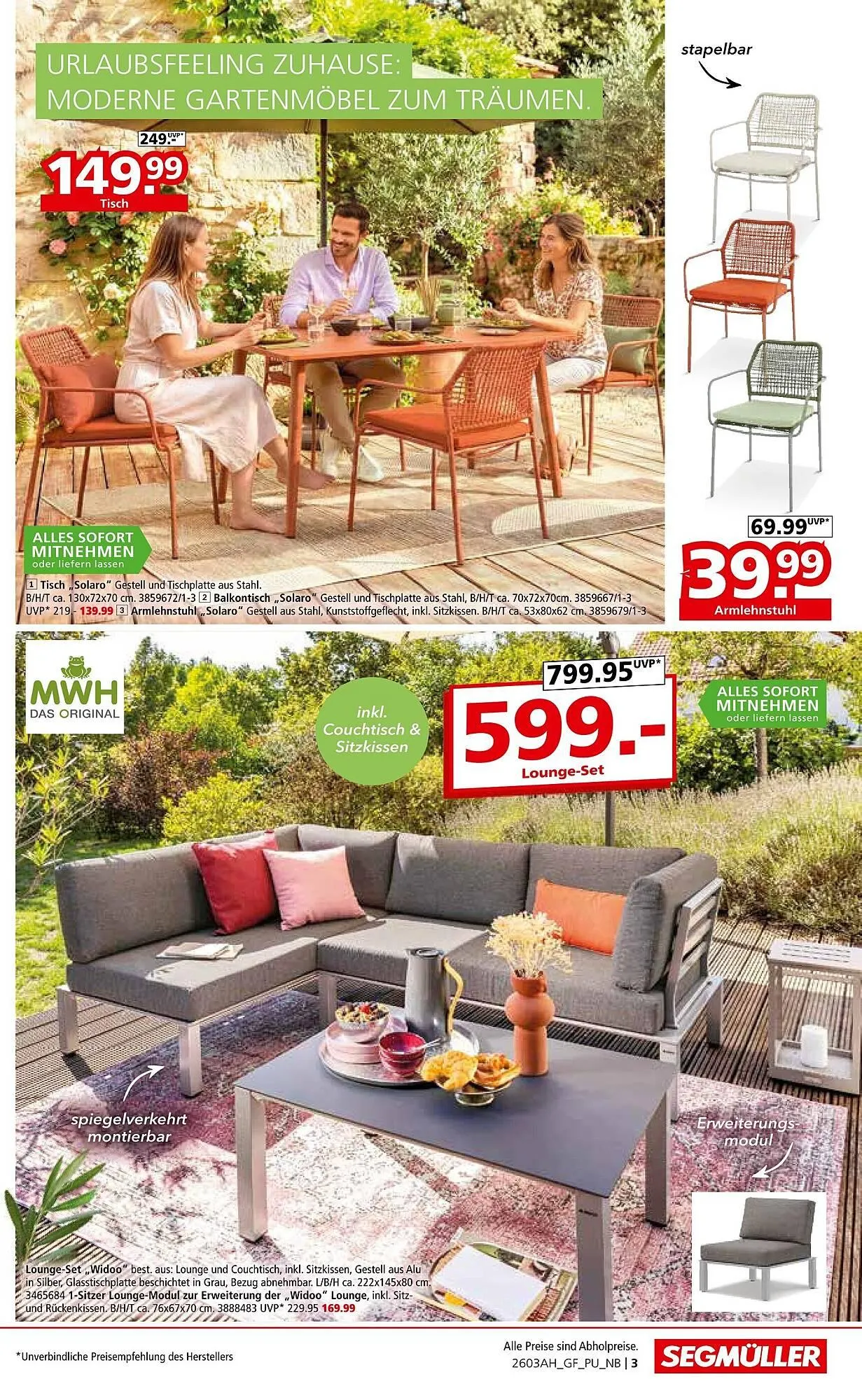 Segmüller Prospekt von 7. März bis 10. April 2026 - Prospekt seite 3