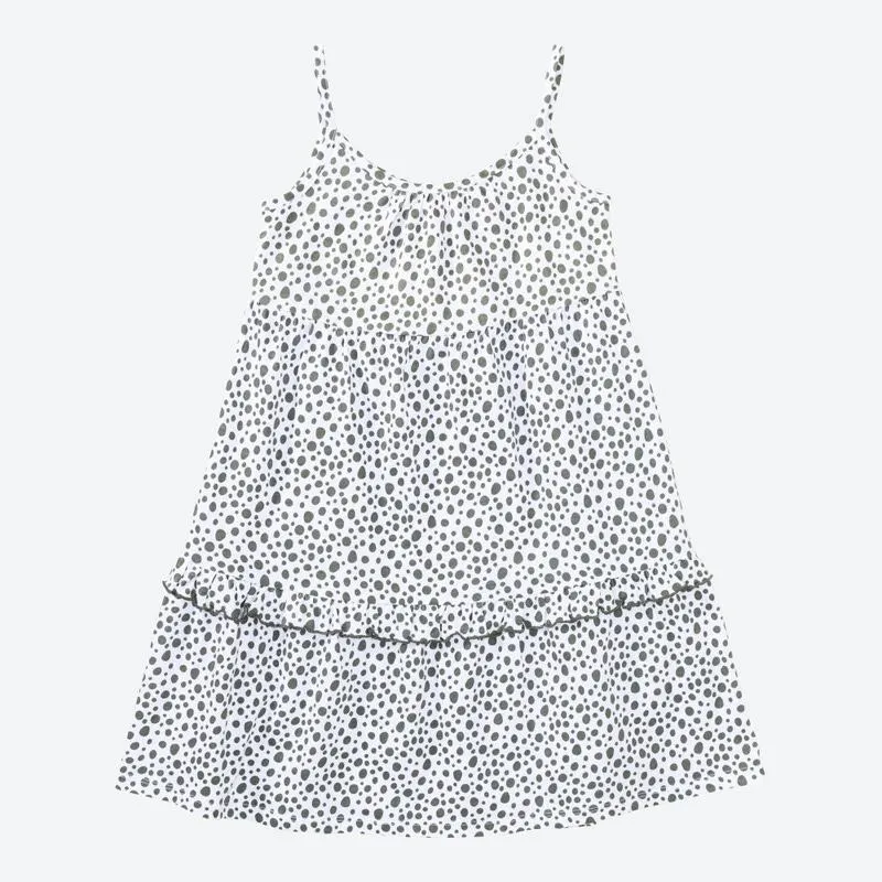 Kinder-Mädchen-Kleid mit schmalen Trägern