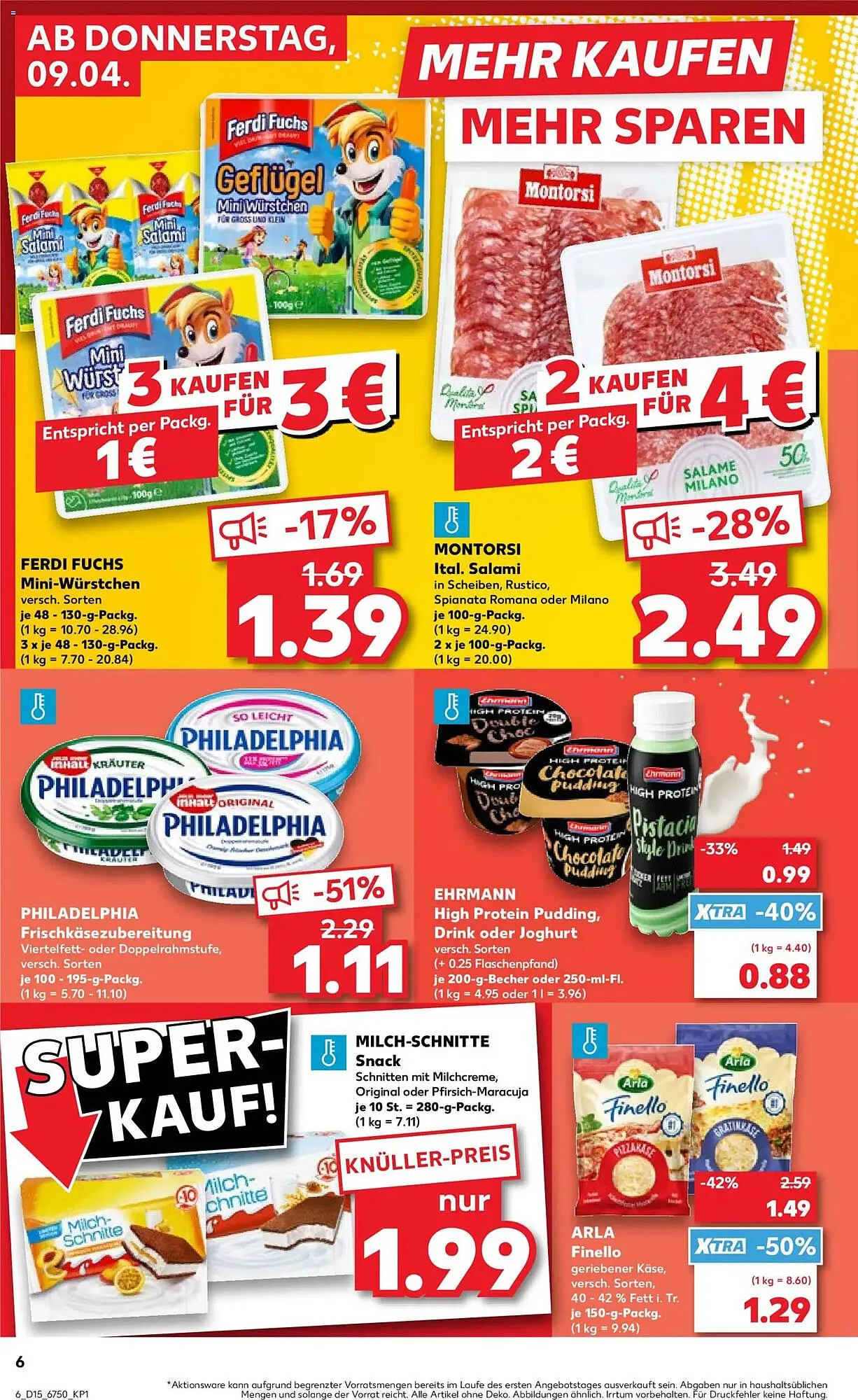 Kaufland Prospekt von 9. April bis 15. April 2026 - Prospekt seite 6