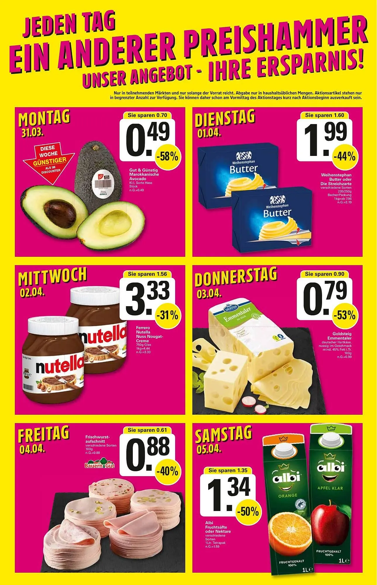 WEZ Prospekt von 31. März bis 5. April 2025 - Prospekt seite 8