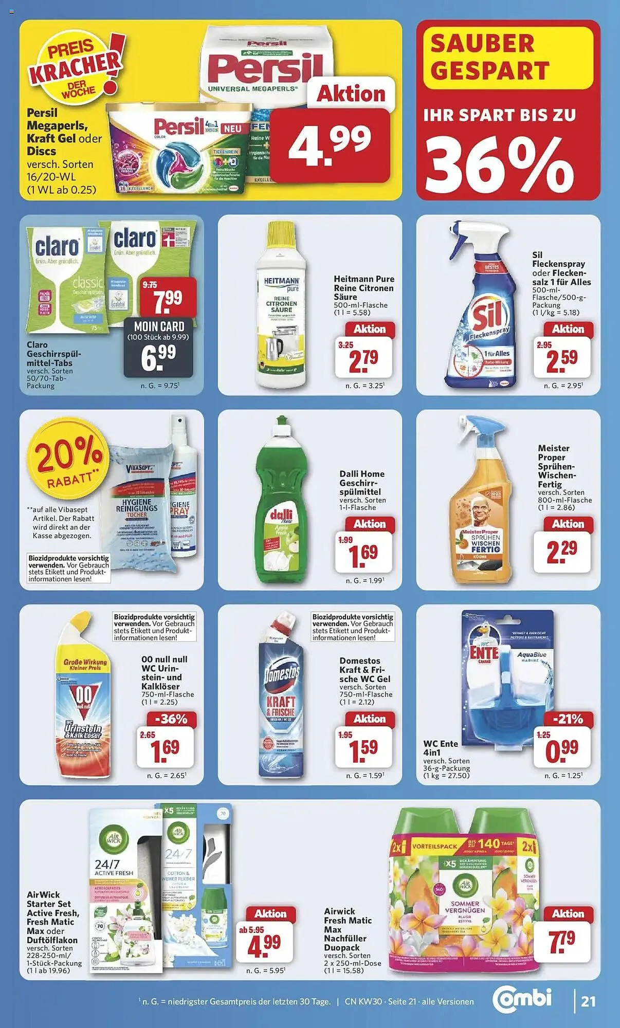Combi Prospekt von 21. Juli bis 26. Juli 2025 - Prospekt seite 27