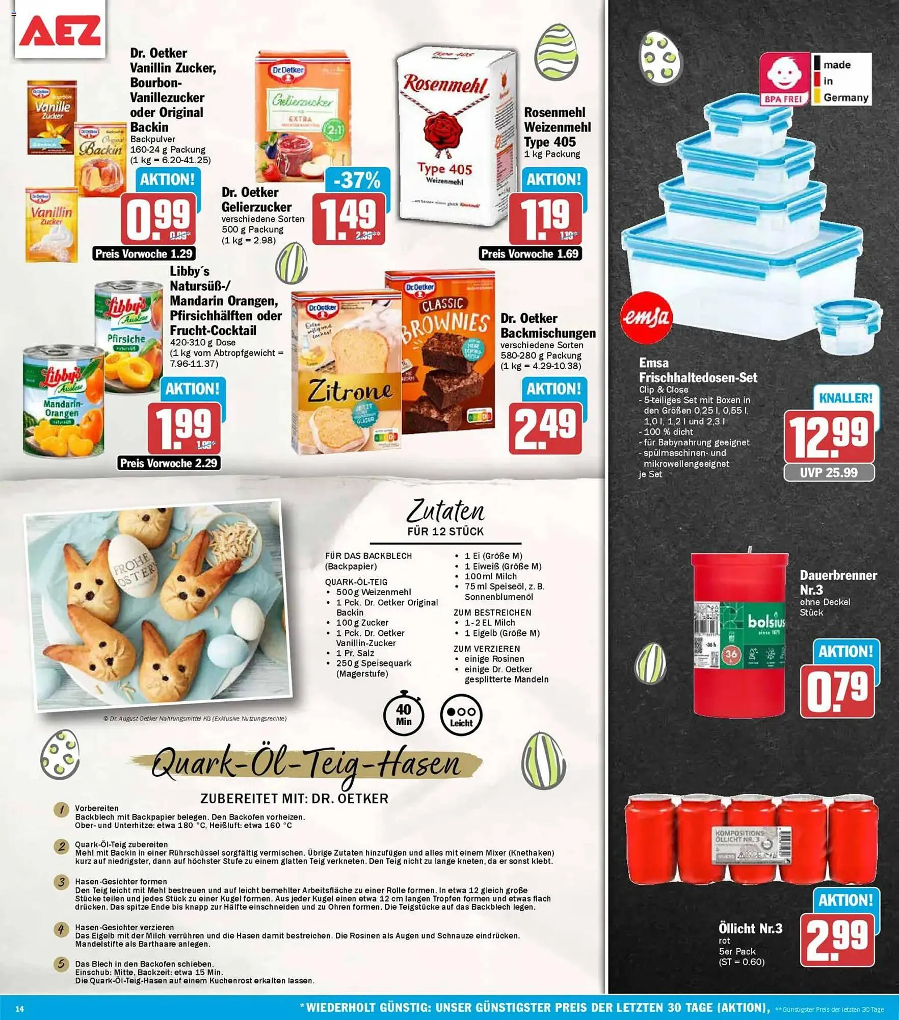 AEZ Prospekt von 23. März bis 28. März 2026 - Prospekt seite 14