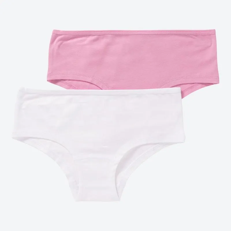 Kinder-Mädchen-Panty aus Baumwolle, 2er-Pack