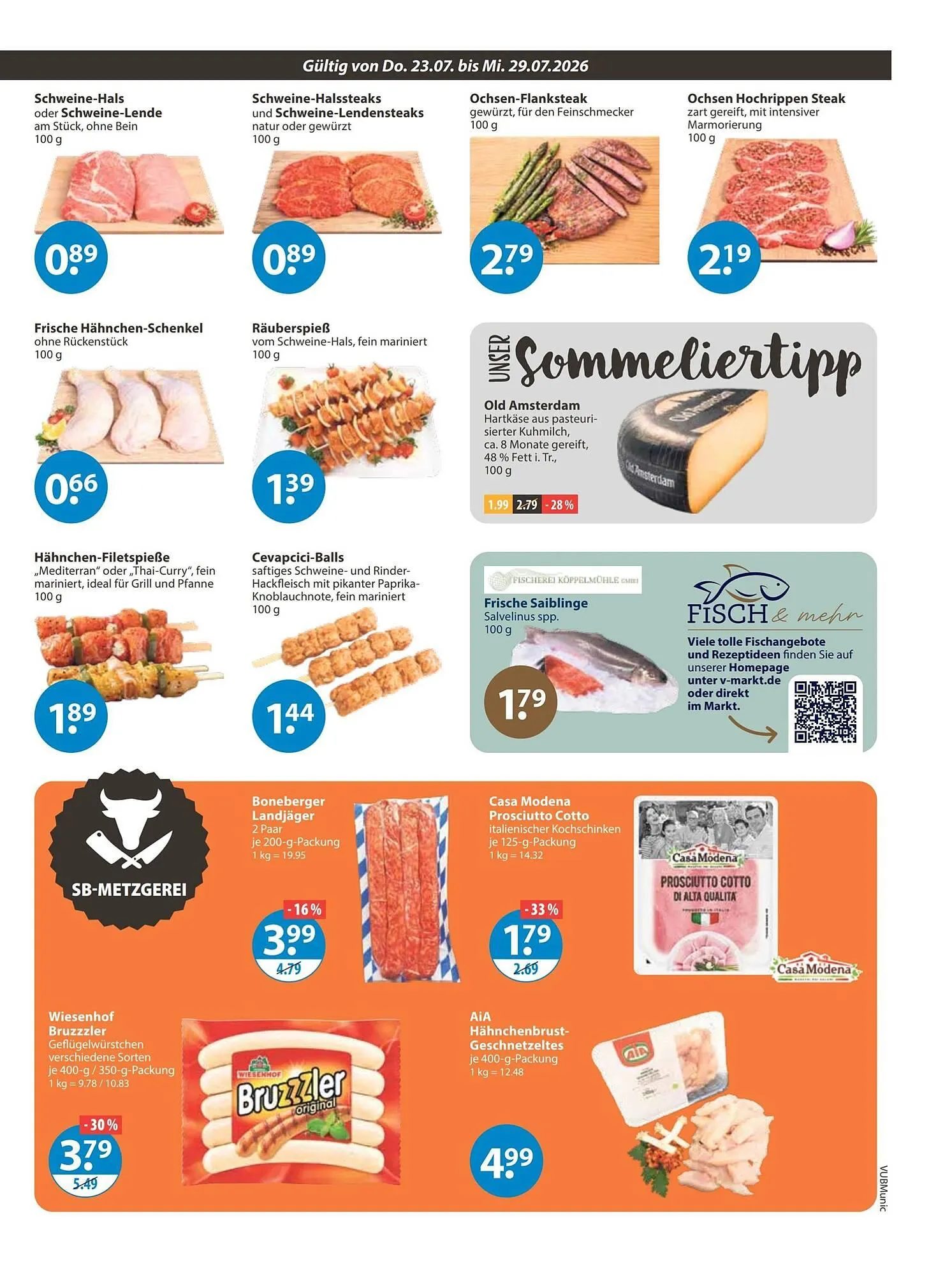 V Markt Prospekt von 23. Juli bis 30. Juli 2026 - Prospekt seite 3