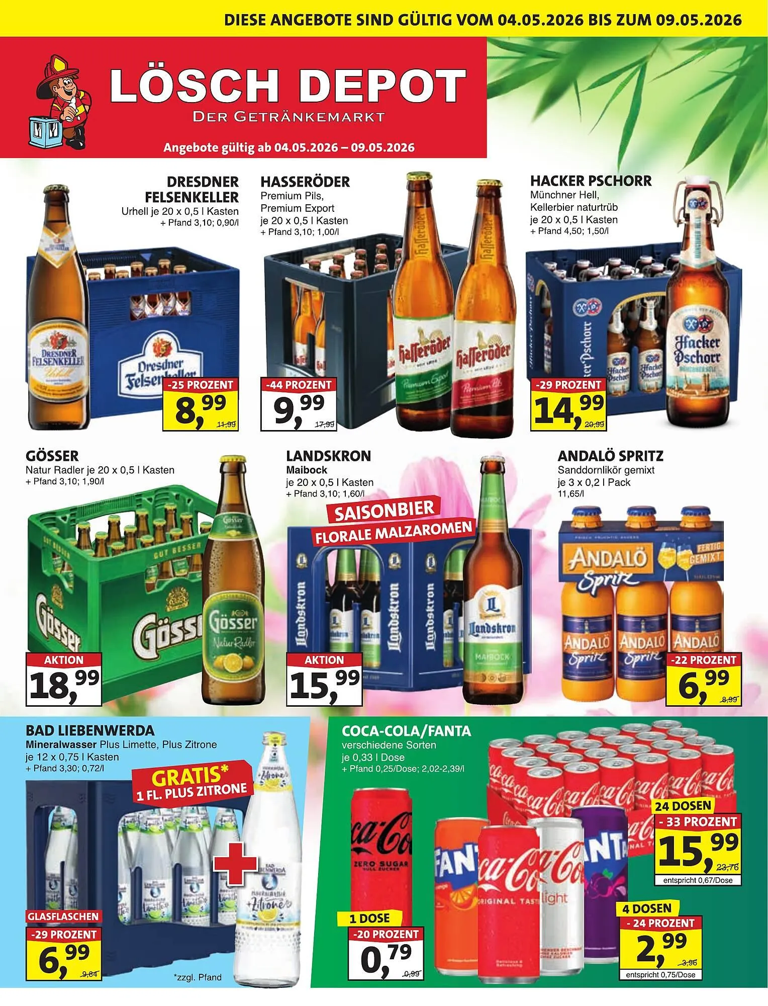 Lösch Depot Prospekt von 4. Mai bis 9. Mai 2026 - Prospekt seite 1