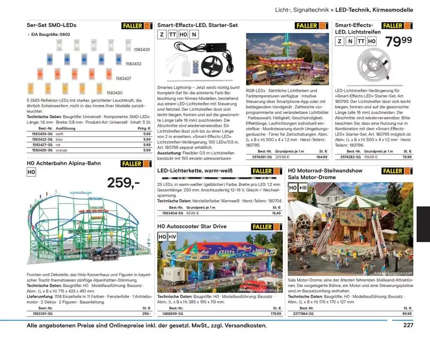 Modellbahn Katalog von 29. Oktober bis 31. Dezember 2025 - Prospekt seite 229