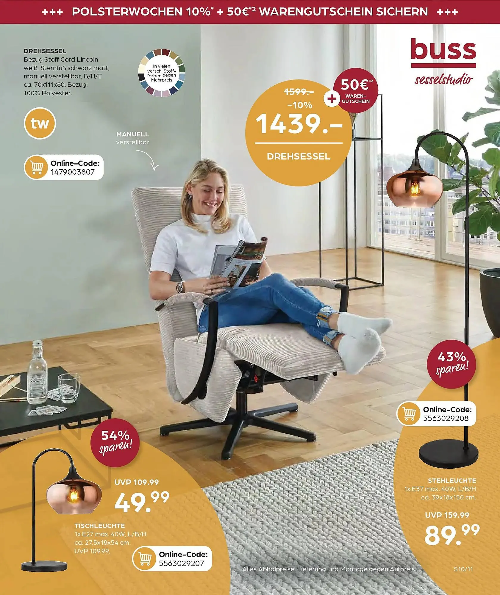 Möbel Buss Prospekt von 26. Februar bis 16. März 2026 - Prospekt seite 11