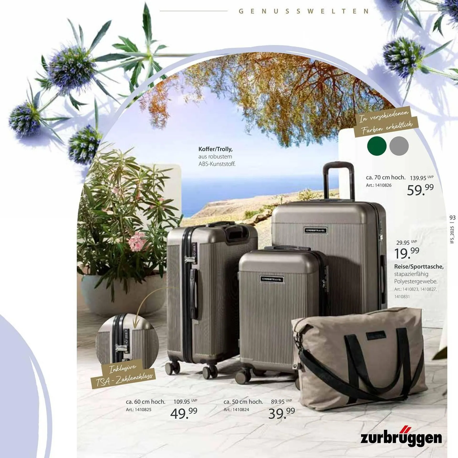 Zurbrüggen Prospekt von 18. Mai bis 7. Juni 2025 - Prospekt seite 93