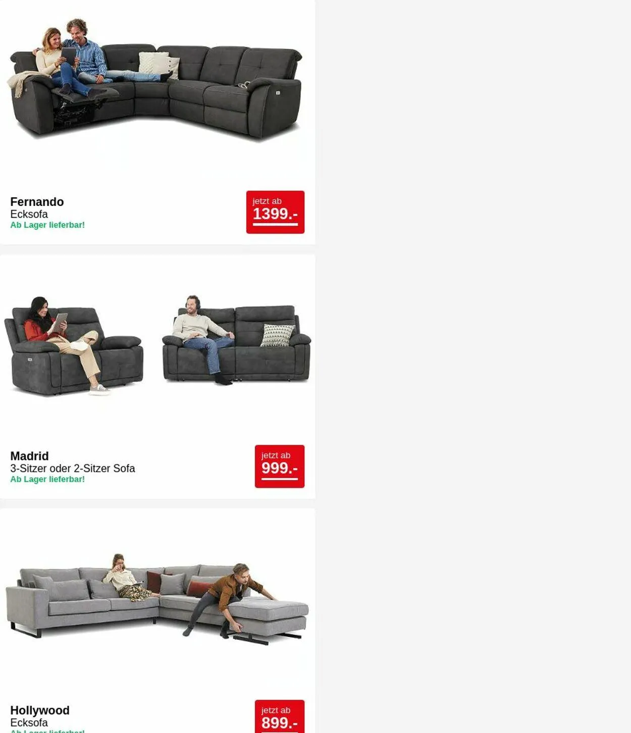 Seats and Sofas Aktueller Prospekt von 26. Mai bis 4. Juni 2025 - Prospekt seite 10