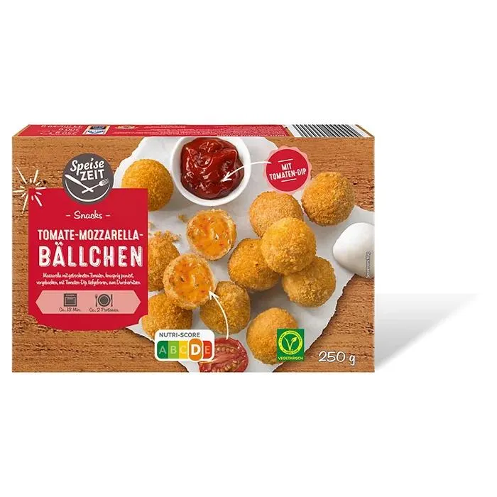 SPEISEZEIT Fingerfood 250 g, Tomate-Mozzarella-Bällchen