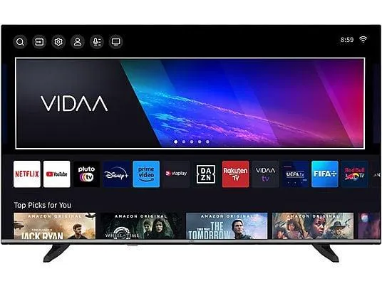 JVC LT-50VD3555 LED TV (Flat, 50 Zoll / 126 cm, UHD 4K, SMART TV)