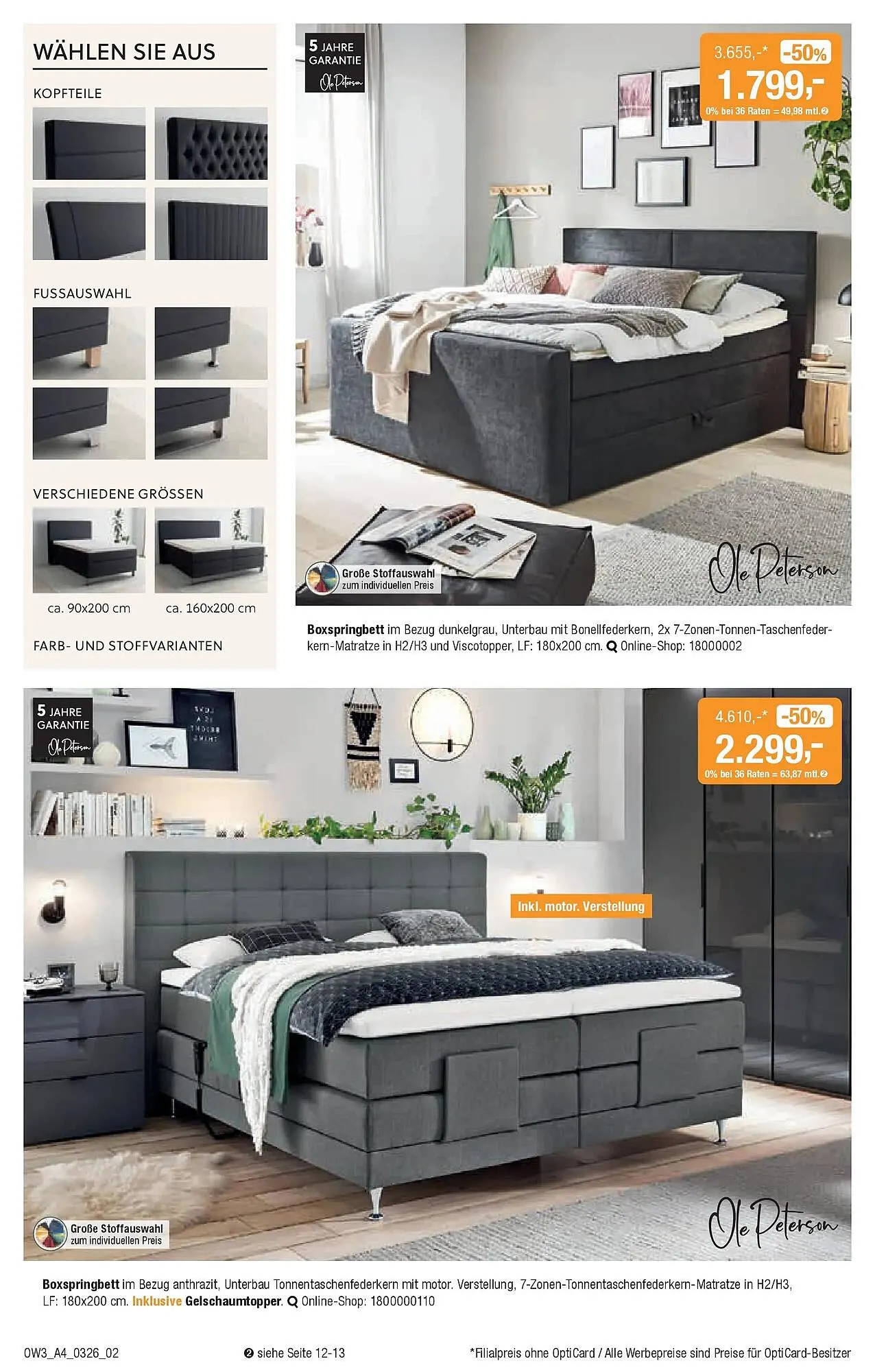 Opti Wohnwelt Prospekt von 25. Februar bis 21. März 2026 - Prospekt seite 2