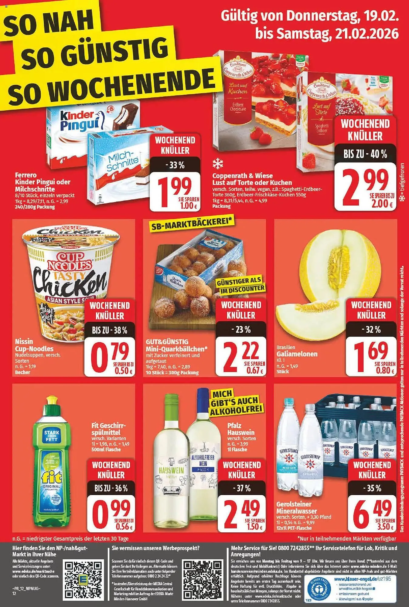 NP Discount Prospekt von 16. Februar bis 21. Februar 2026 - Prospekt seite 12