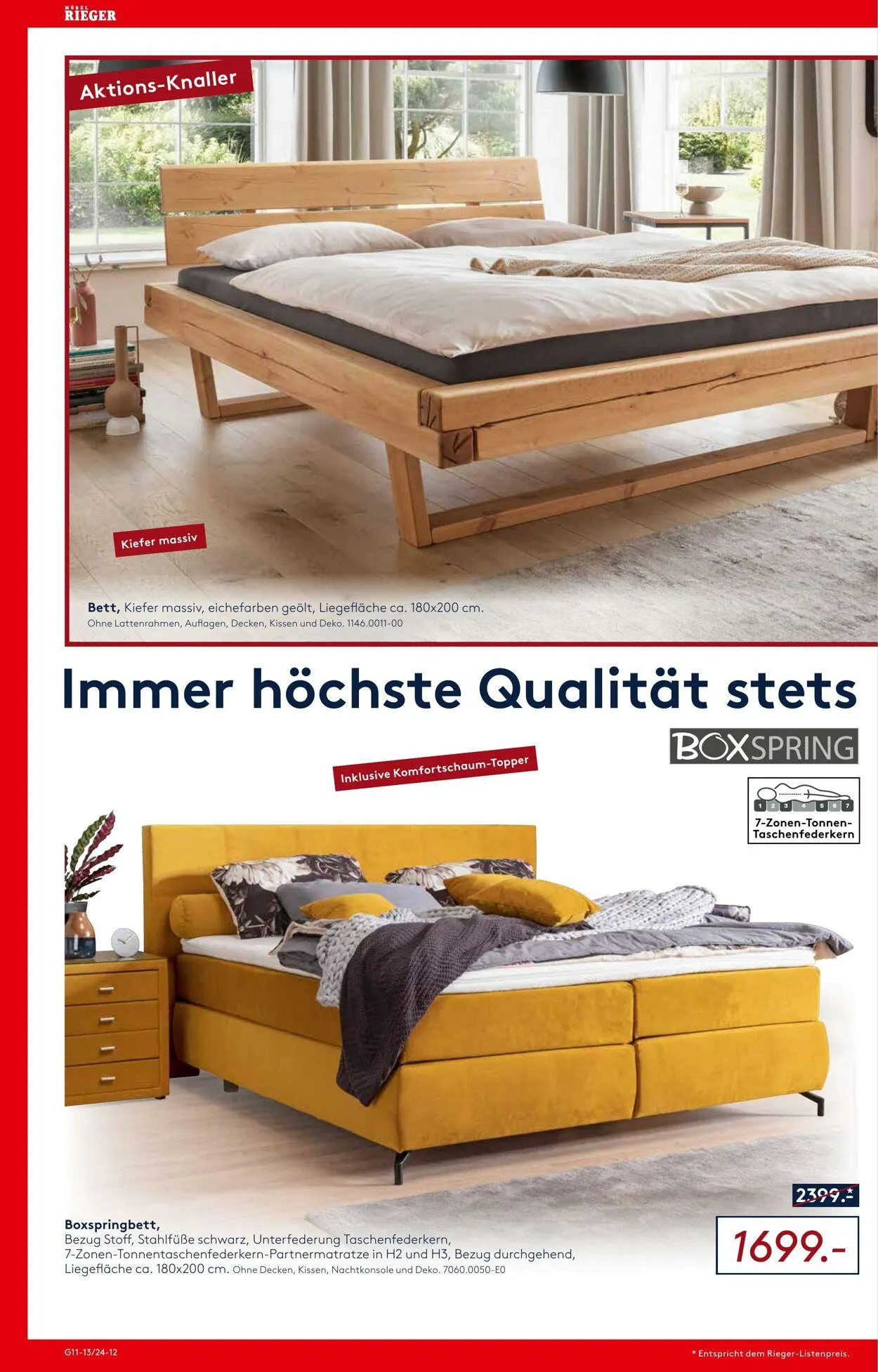 Möbel Rieger Aktueller Prospekt von 24. September bis 8. Oktober 2025 - Prospekt seite 12