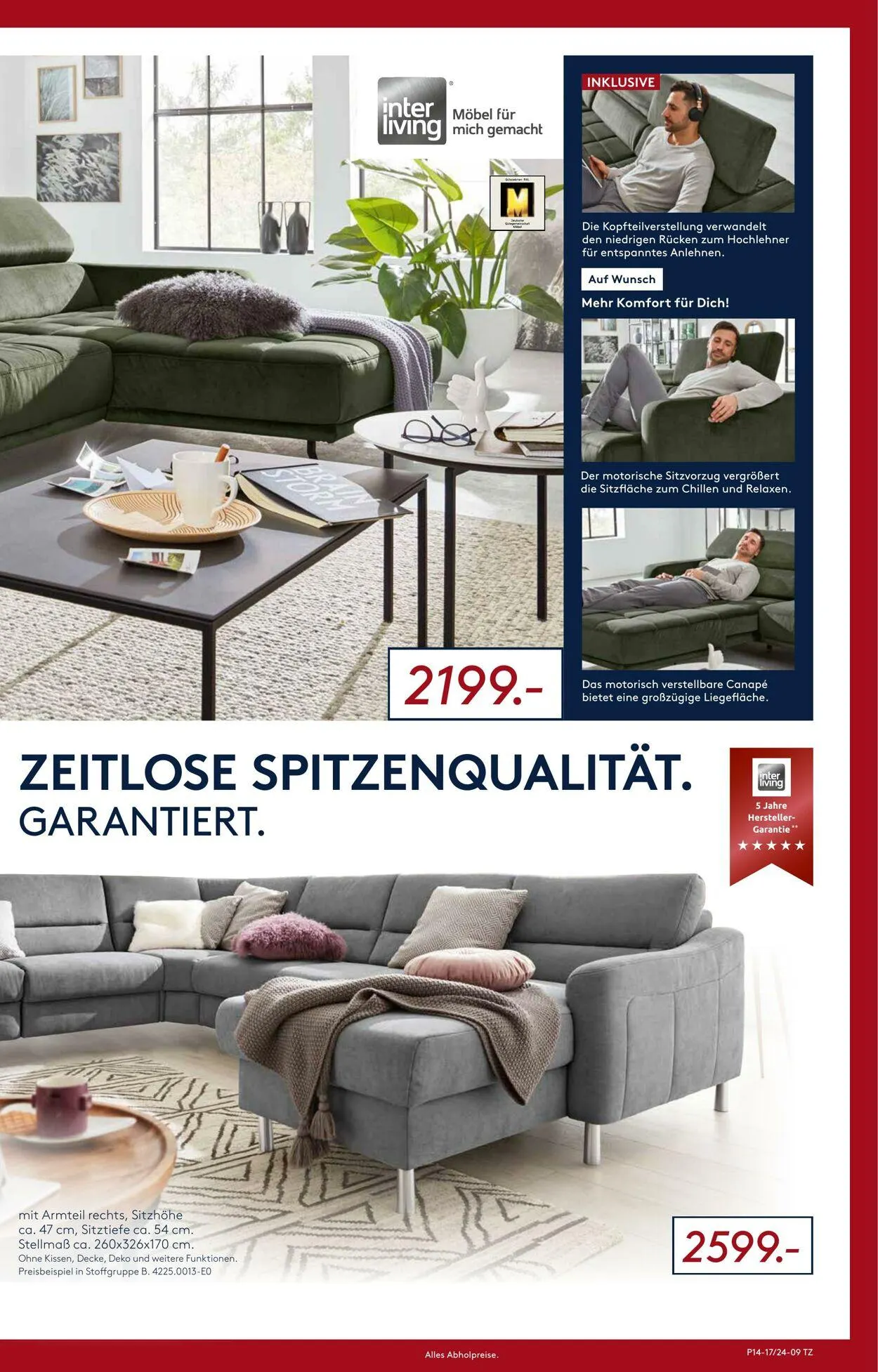 Möbel Rieger Aktueller Prospekt von 19. November bis 3. Dezember 2025 - Prospekt seite 9