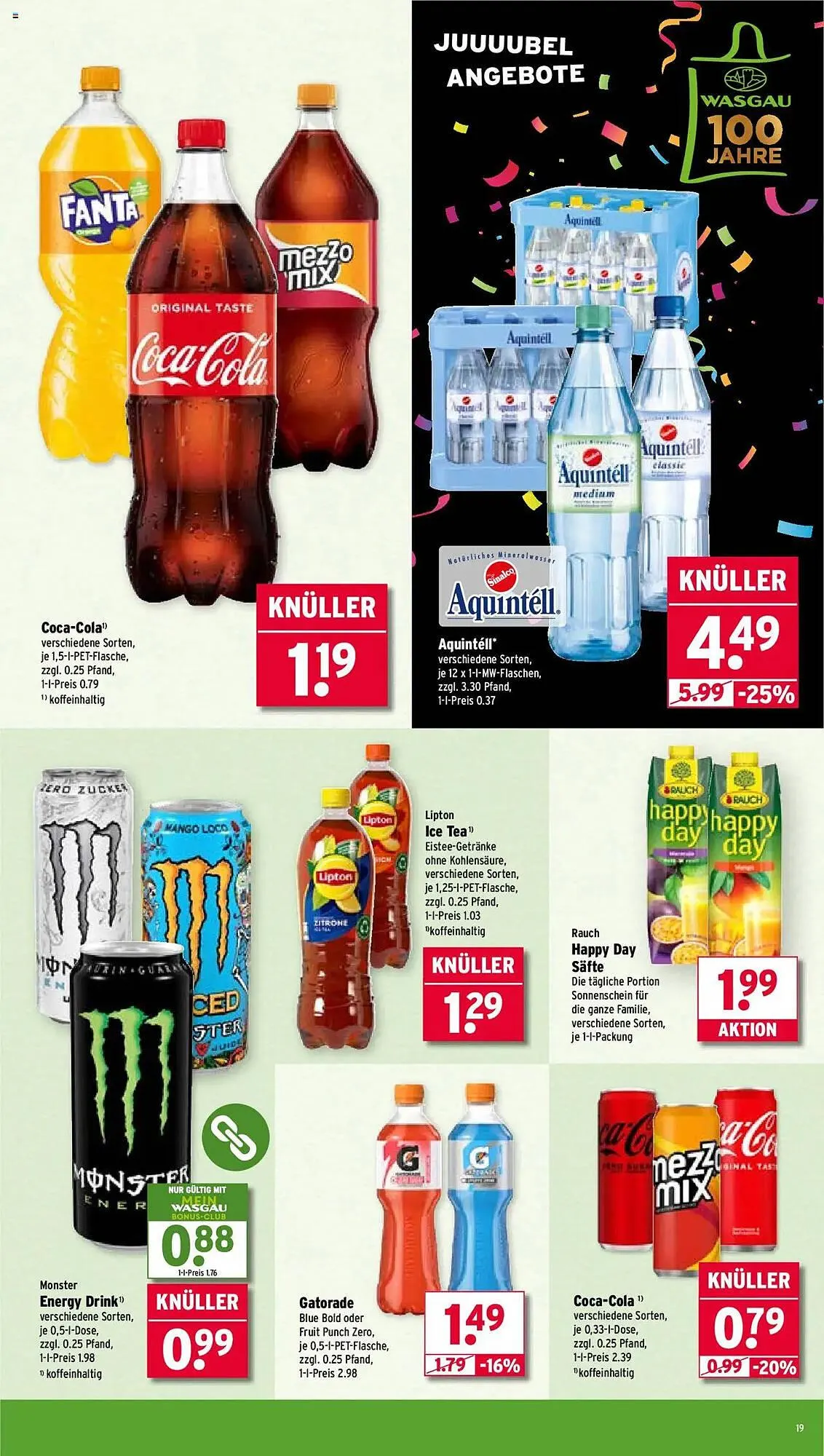 Wasgau Prospekt von 25. August bis 31. August 2025 - Prospekt seite 19