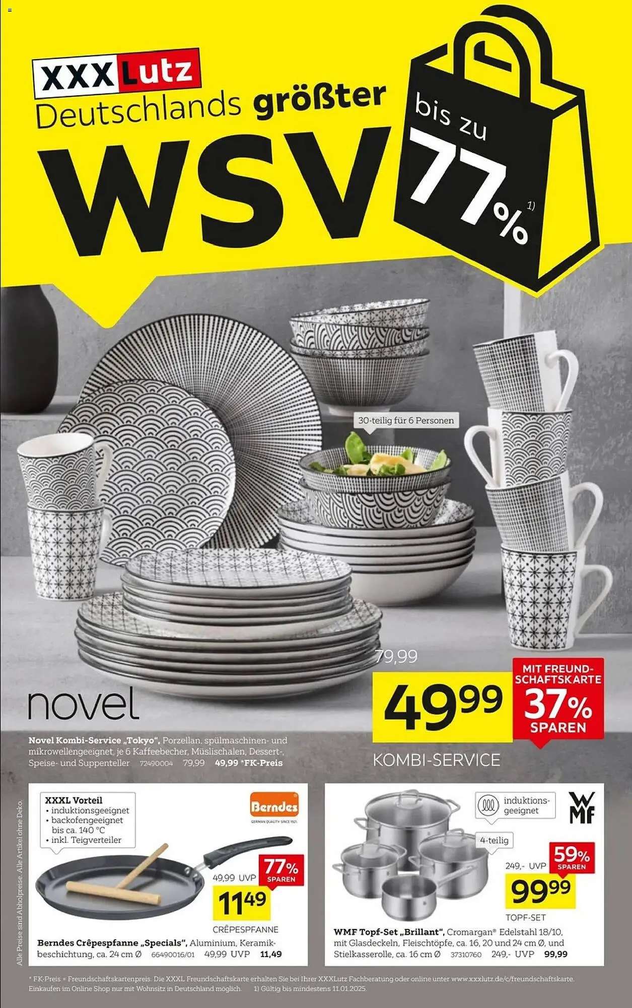 XXXLutz Prospekt von 27. Dezember bis 11. Januar 2026 - Prospekt seite 1