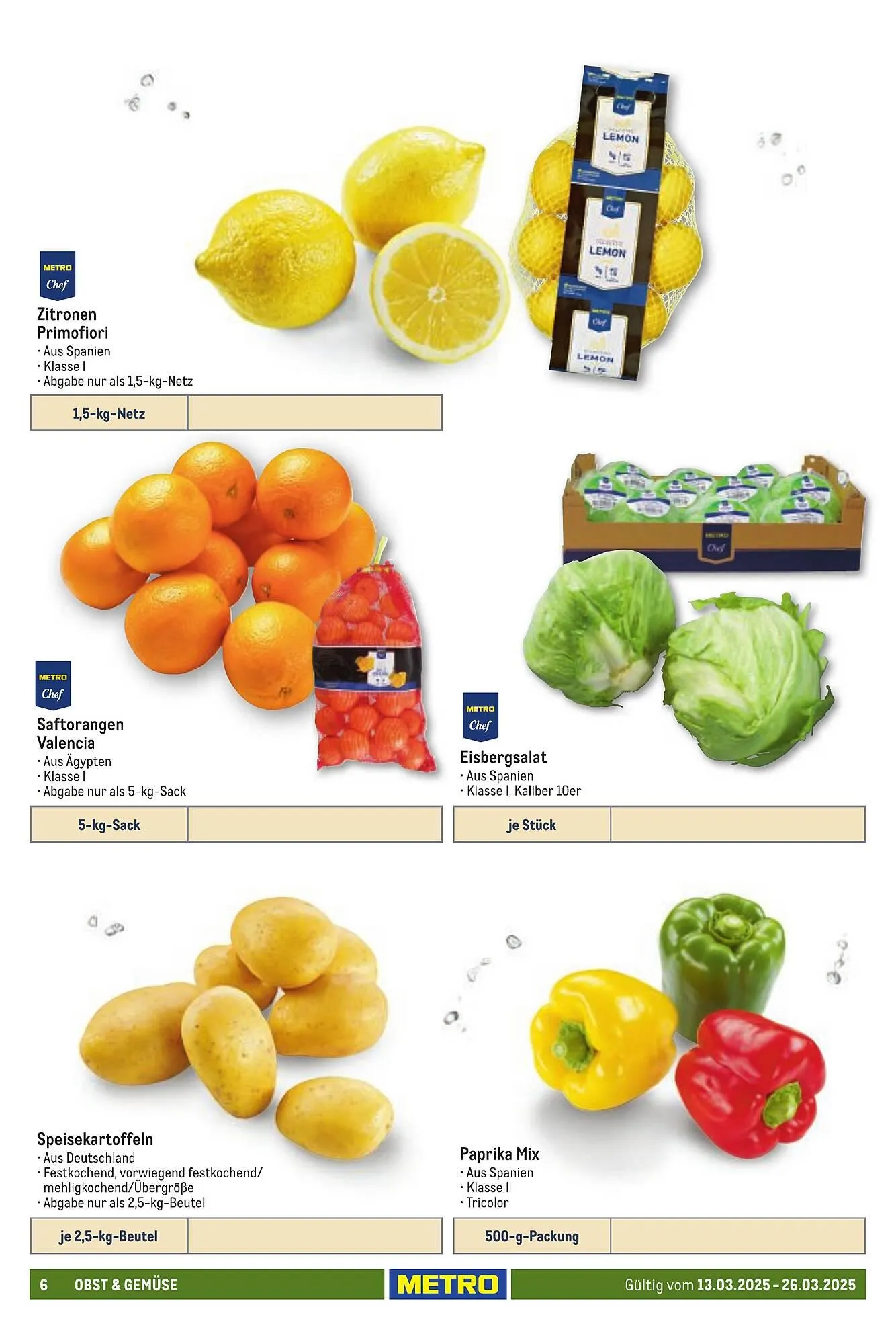 METRO Prospekt von 13. März bis 26. März 2025 - Prospekt seite 6