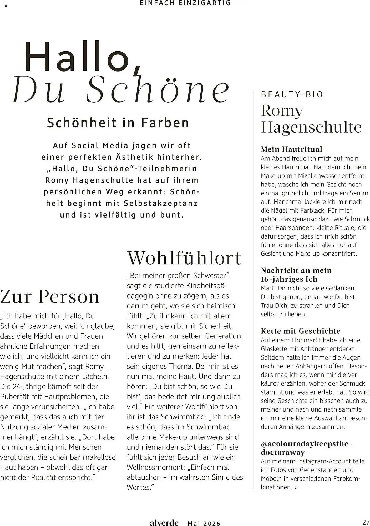 Dm drogerie Magazin von 1. Mai bis 31. Mai 2026 - Prospekt seite 27
