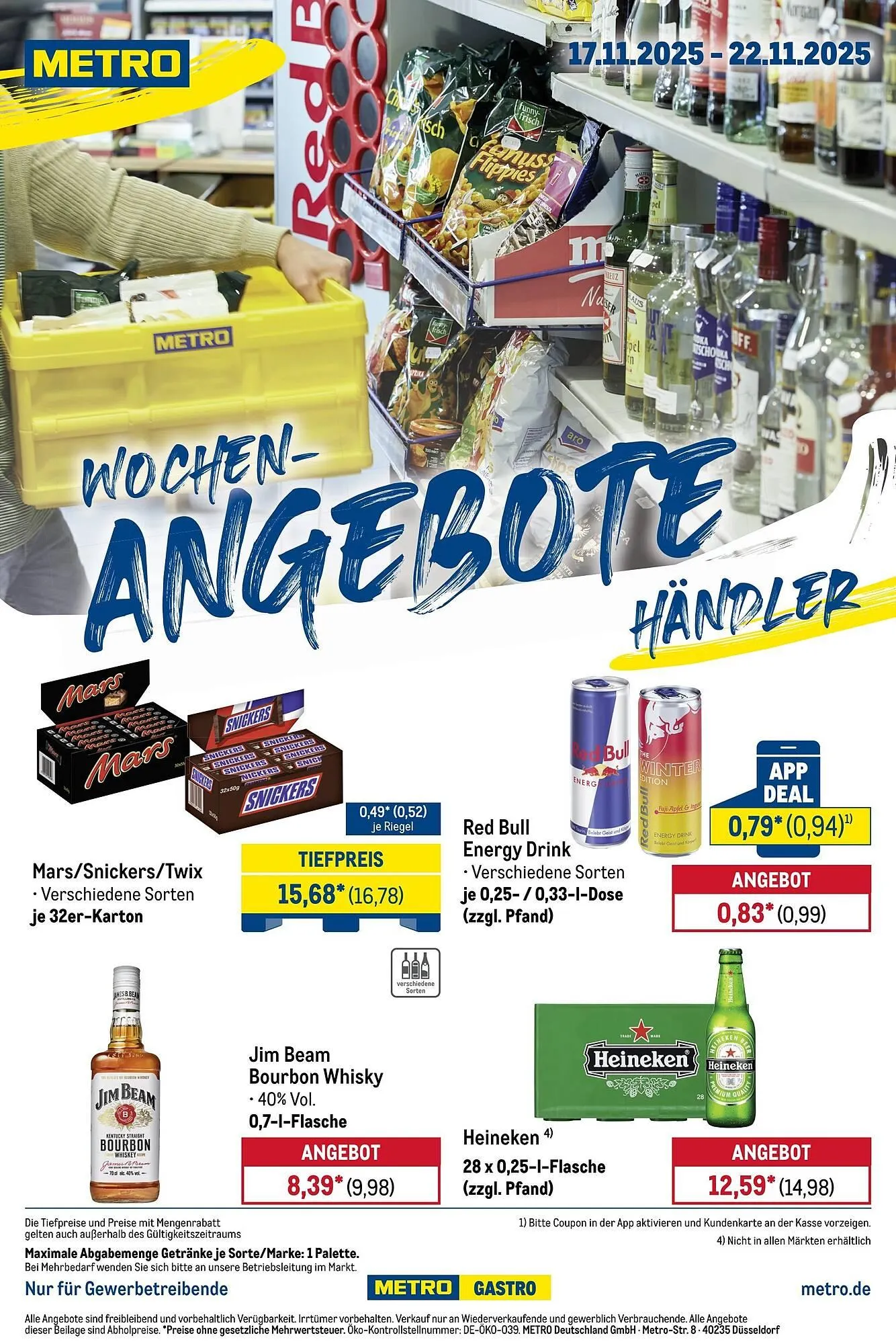 METRO Prospekt von 17. November bis 23. November 2025 - Prospekt seite 1