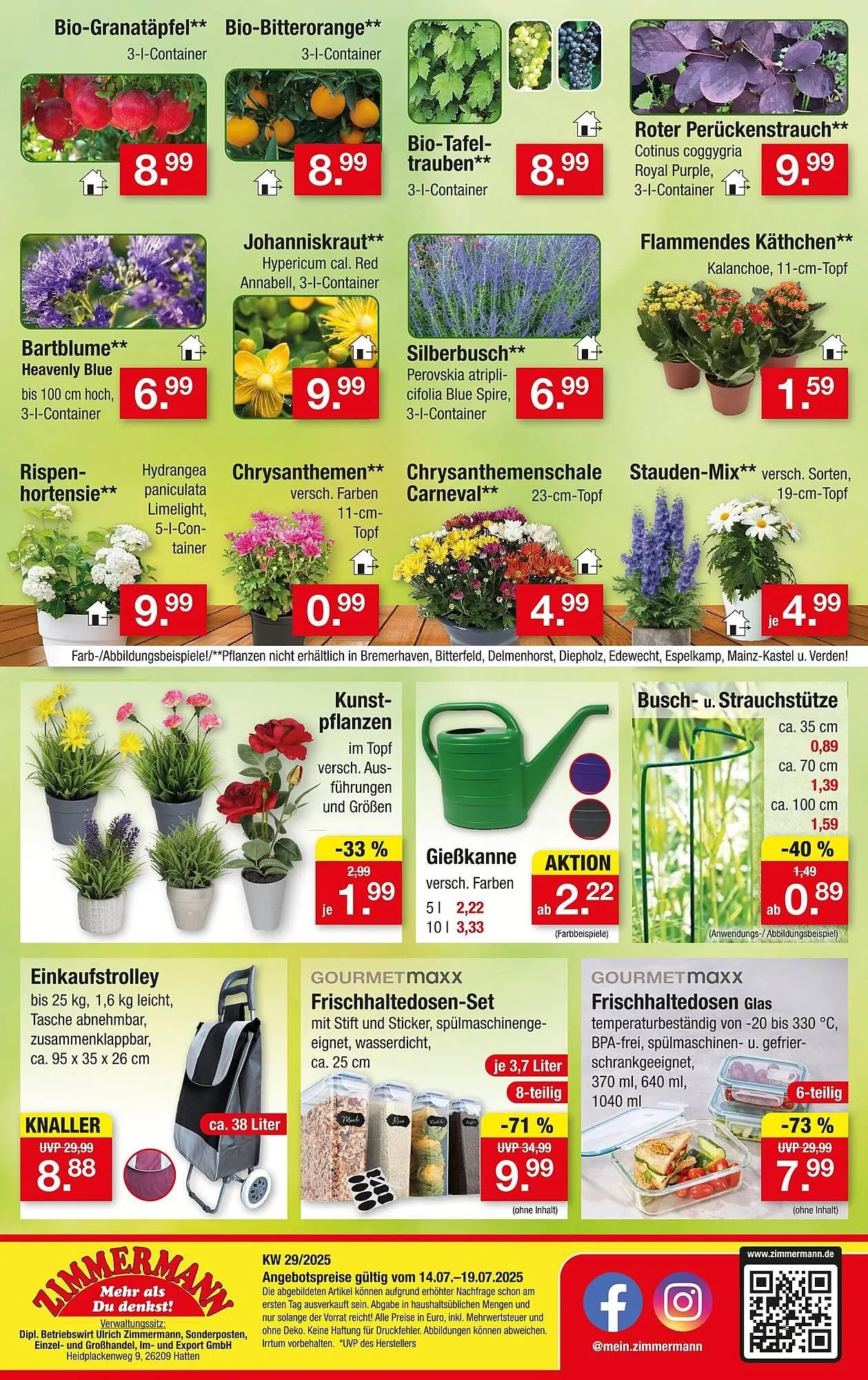 Zimmermann Prospekt von 14. Juli bis 21. Juli 2025 - Prospekt seite 10