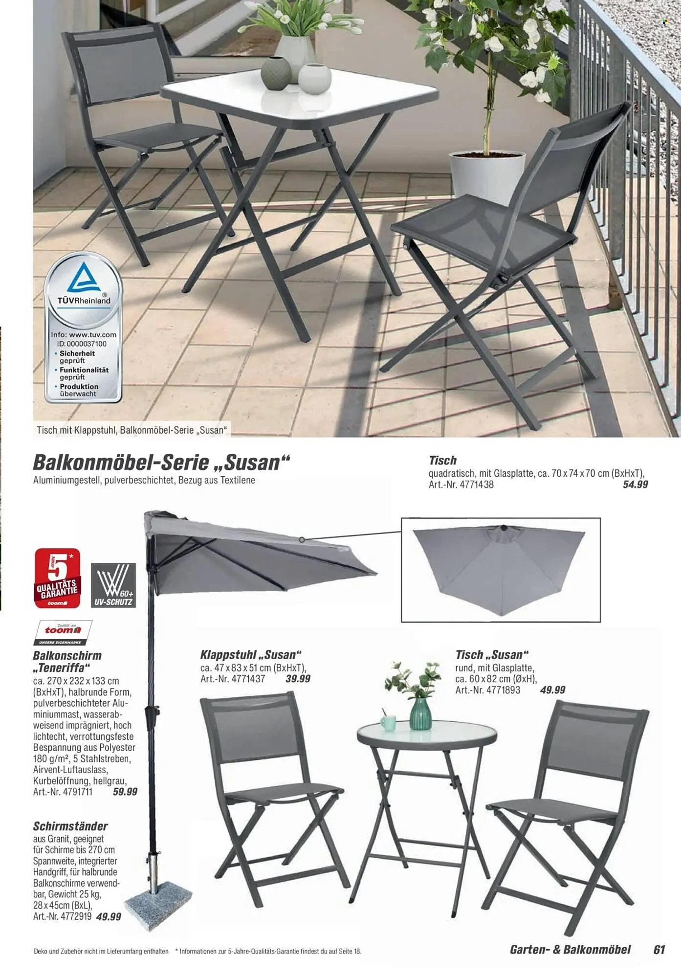 Toom Baumarkt Prospekt von 14. Februar bis 30. April 2026 - Prospekt seite 61