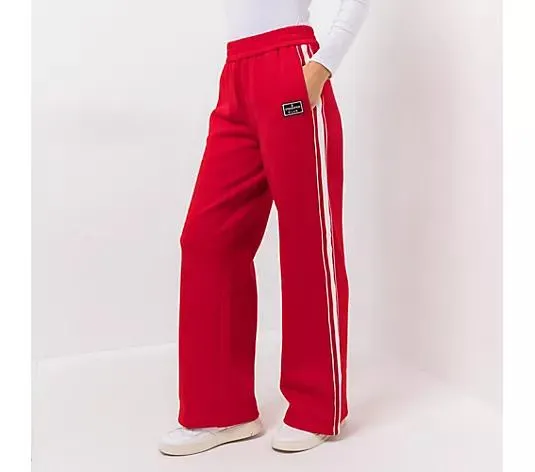 STRANDFEIN Joggpants lange Form Galonstreifen gerades Bein