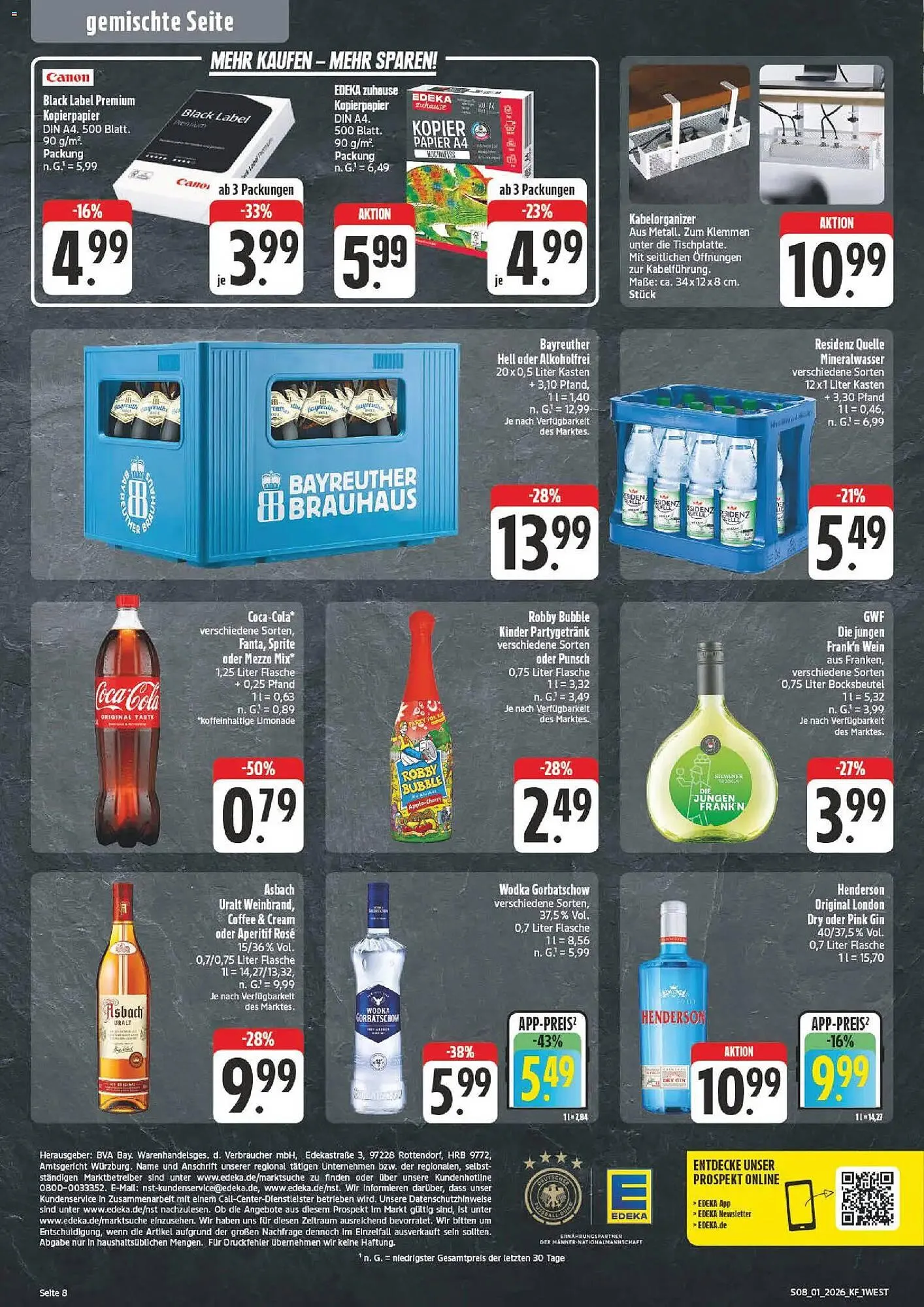 Nah & gut Prospekt von 29. Dezember bis 3. Januar 2026 - Prospekt seite 8